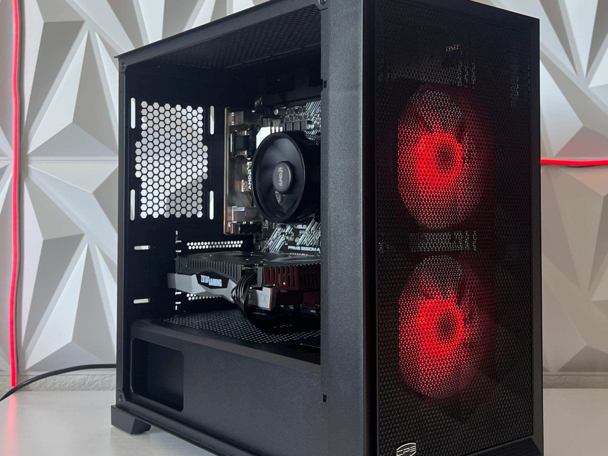 RTX 2060 SUPER 8GB, Ryzen 7 2700X, 16GB RAM | Black RGB Gaming Computer/PC