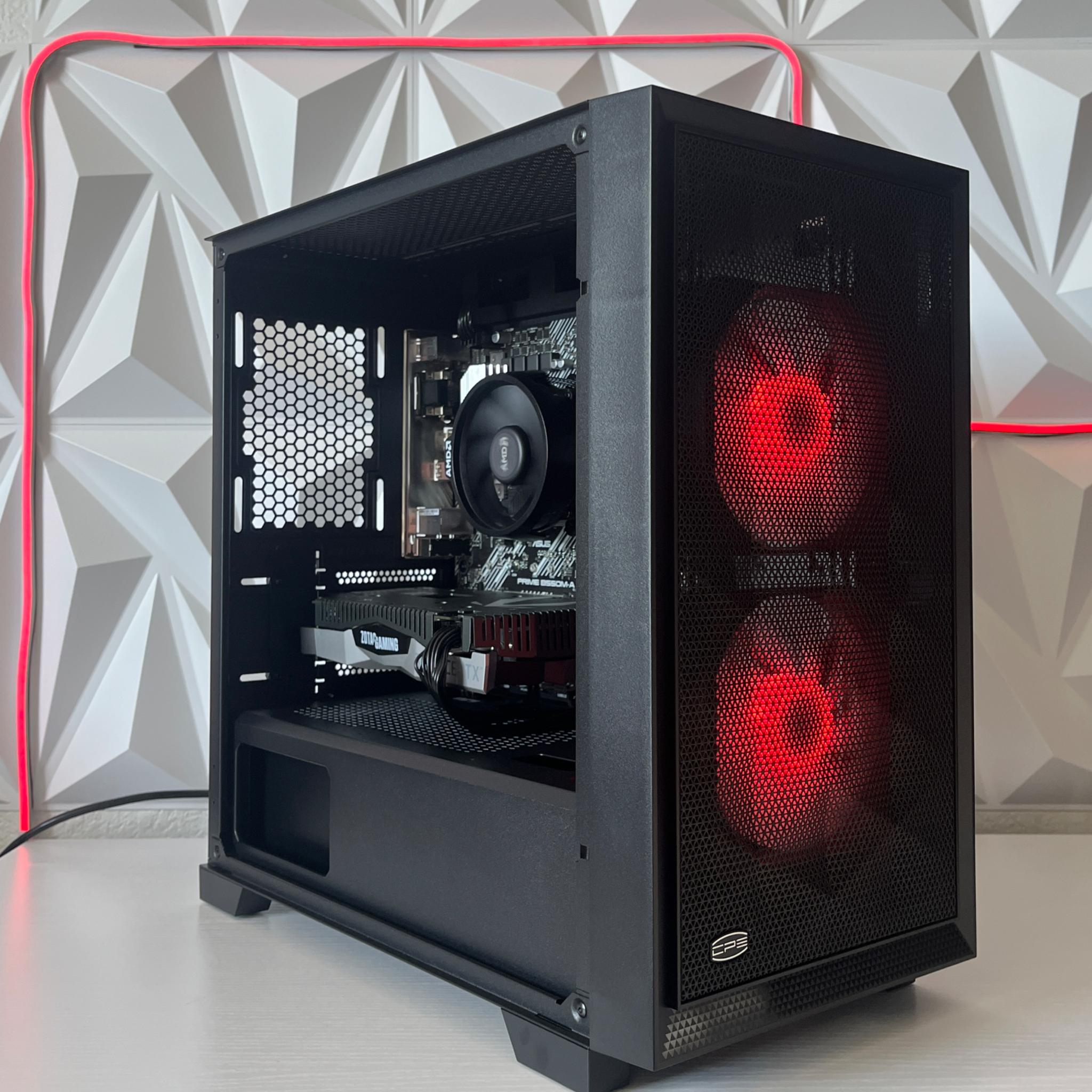 RTX 2060 SUPER 8GB, Ryzen 7 2700X, 16GB RAM | Black RGB Gaming Computer/PC