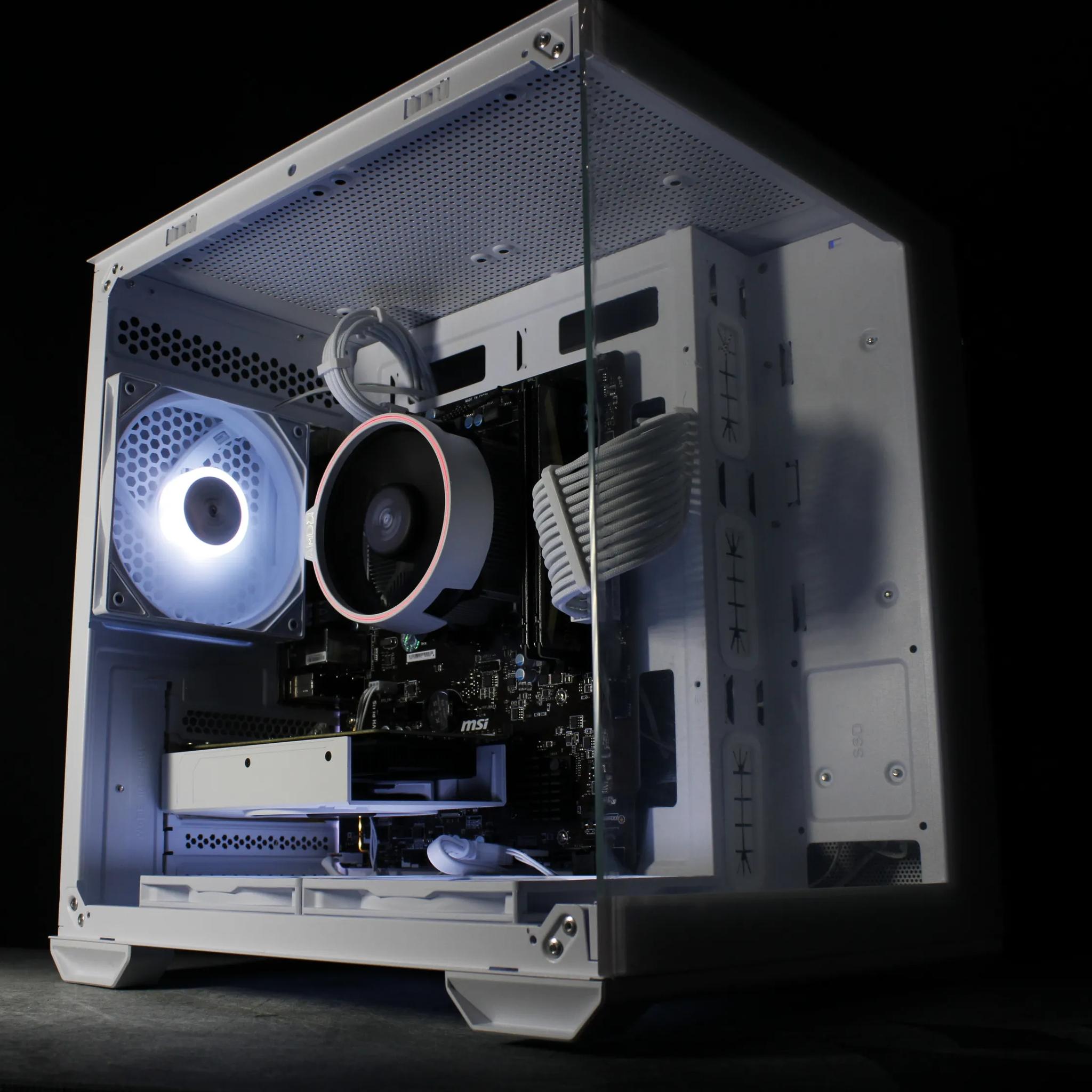 🤍 White Gaming PC [Ryzen 7] [GTX 1650] [16GB RAM]