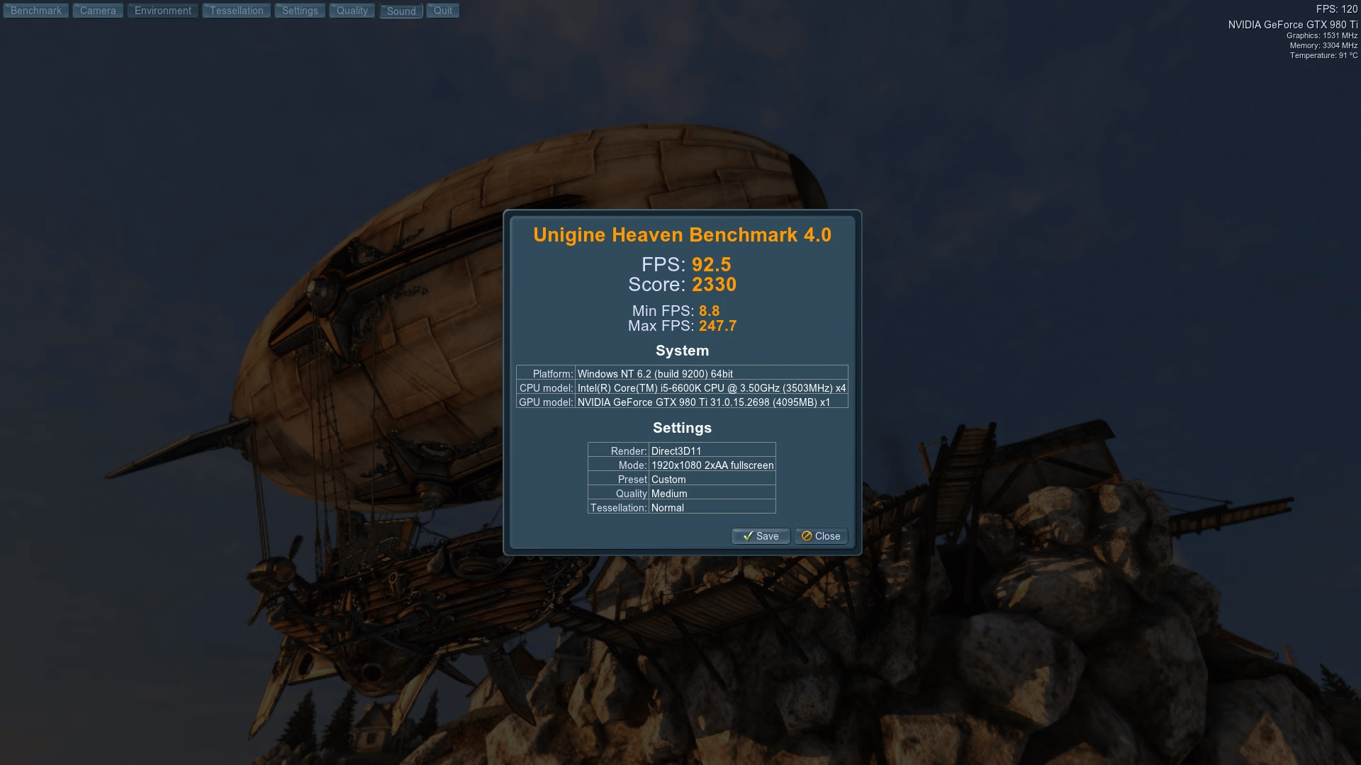 EVGA Nvidia GTX 980TI Hybrid