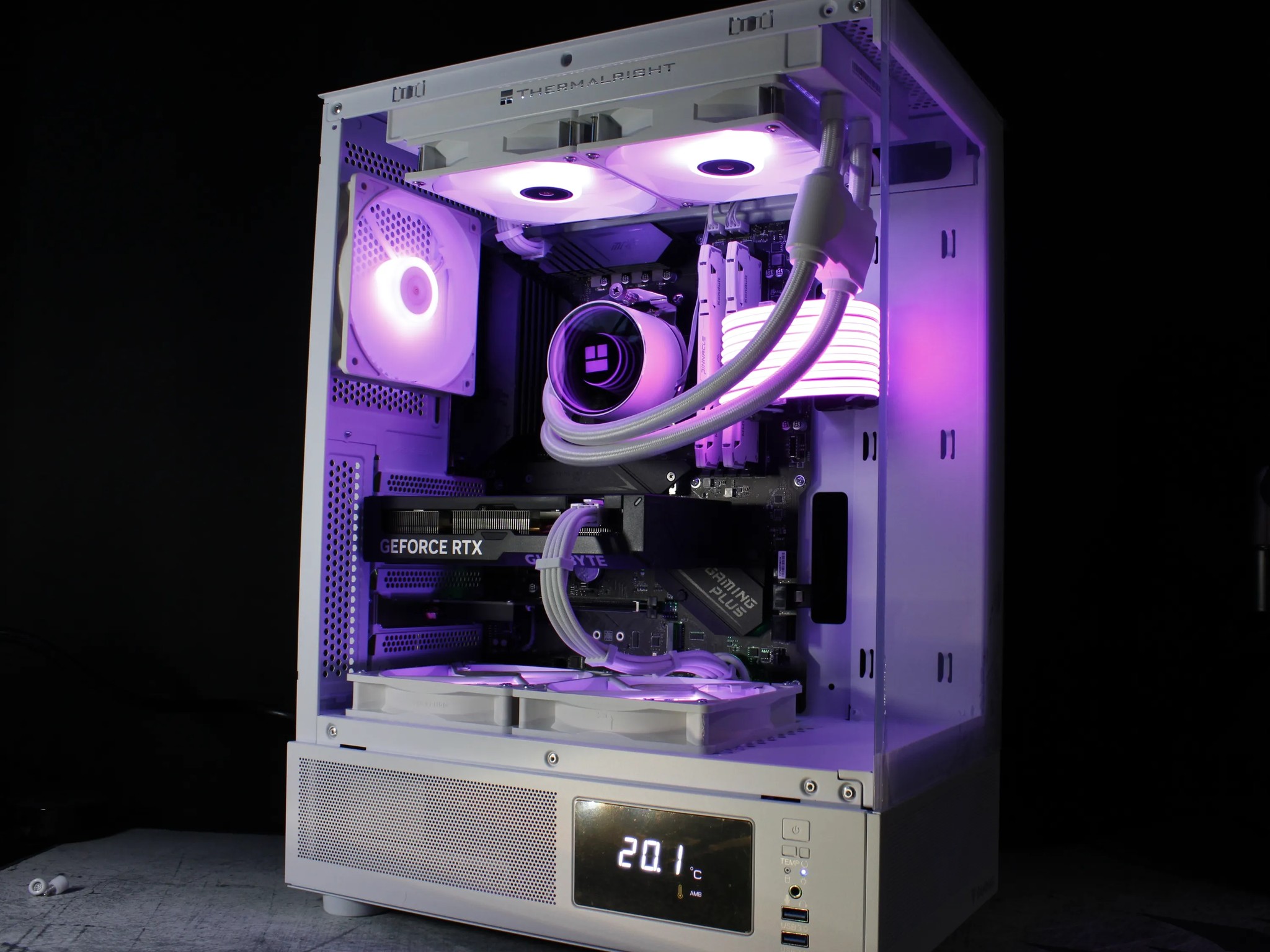 🤍White Gaming PC |RTX 4060 TI|Ryzen 7|1TB SSD|