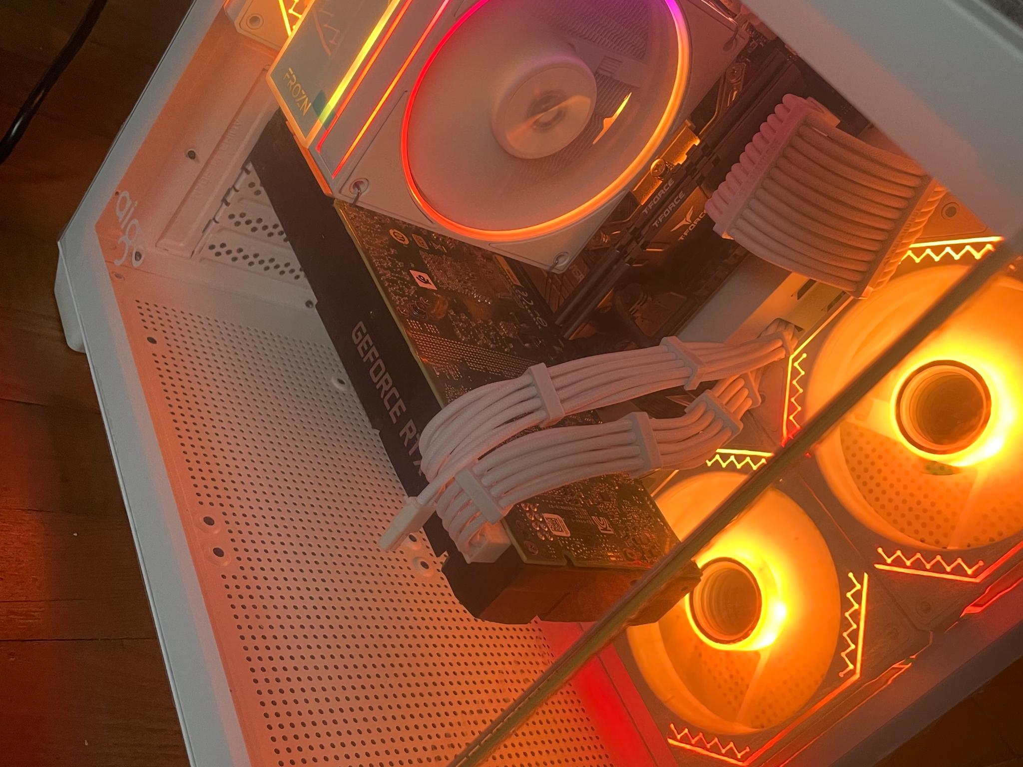 Ryzen 5, Nvidia 2080 Super - White RGB Gaming PC