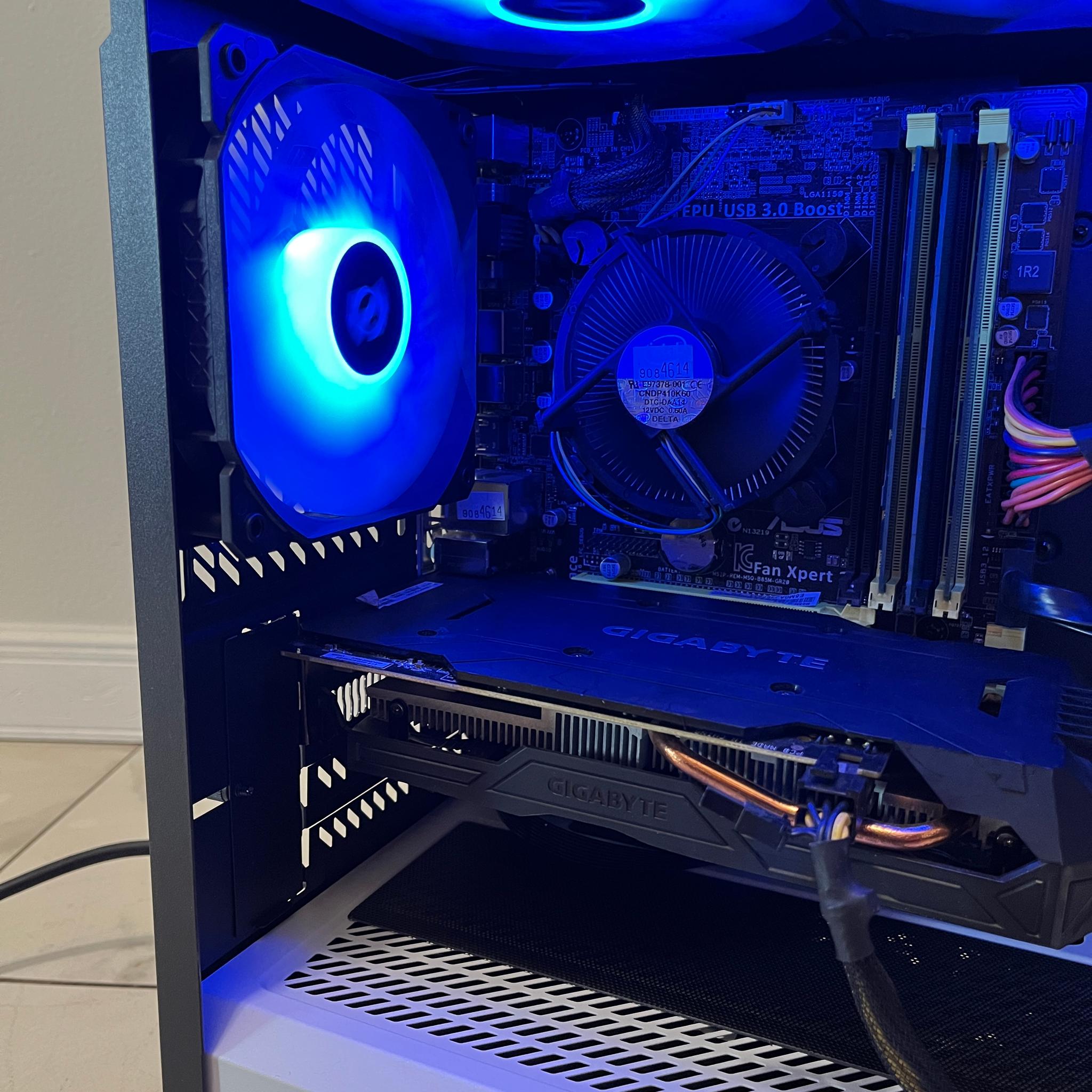 Budget Gaming PC - Intel i7-4790, NVIDIA GTX 1060, 12GB RAM, 1.1TB Storage, w/ Wi-Fi & BT