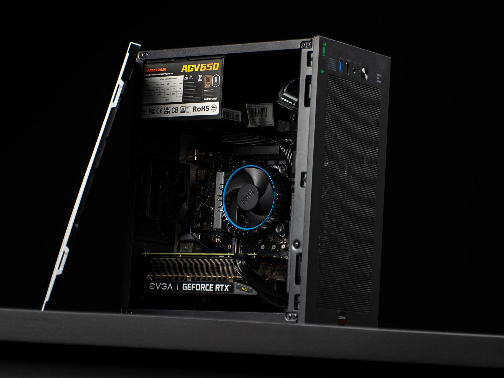 “EXO II” RTX 2060 Intel Core i3 12100F 32GB Windows 11 .5TB Gaming PC Powerhouse