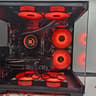Dark Side Liquid cooled Rig Ryzen 5 5600 / 16GB RAM / 1TB SSD / RTX 4060 **DENTSALE**
