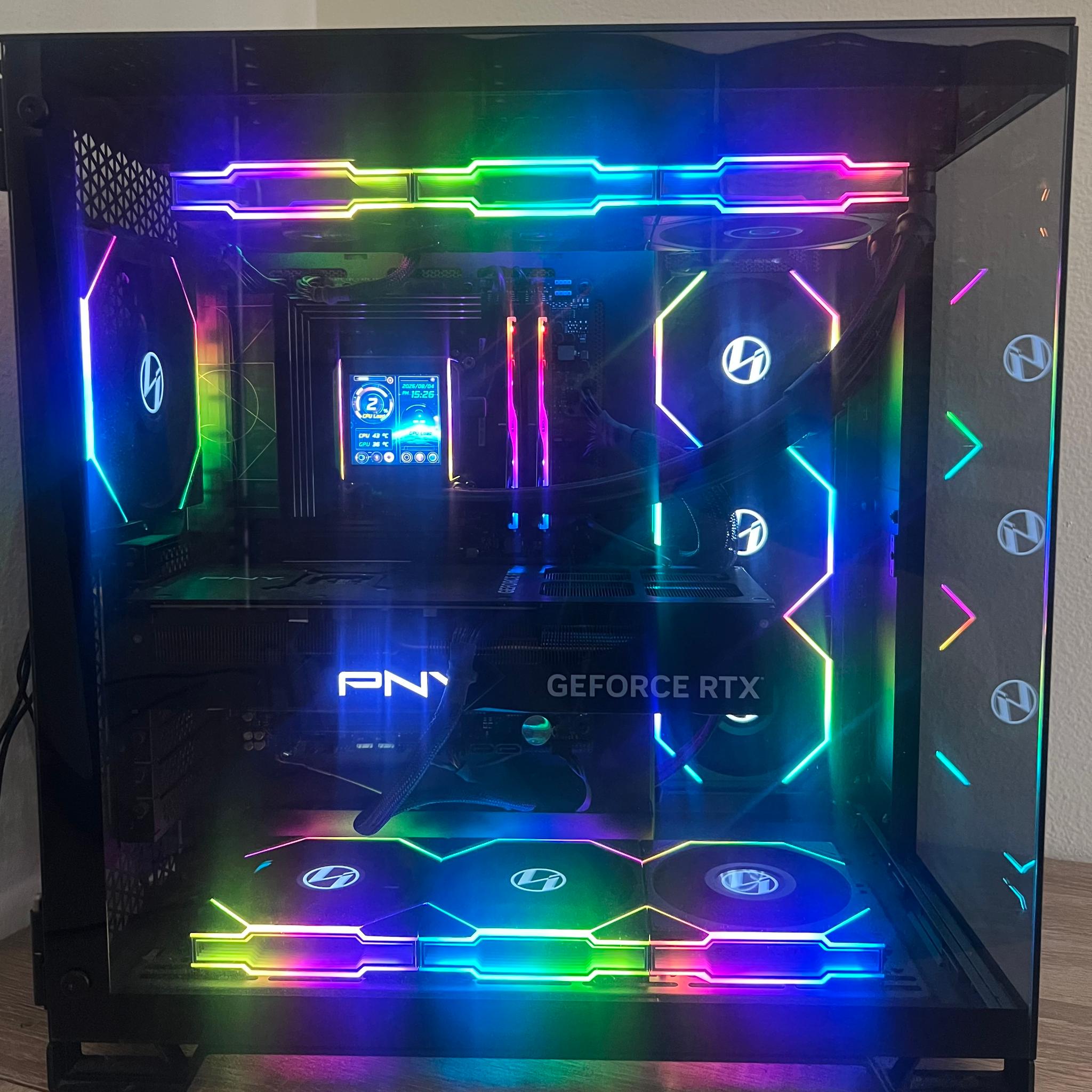 GeForce RTX 4090 Custom Gaming PC - ASUS ProArt X670E, Ryzen 7 7800X3D, 32GB RAM, 2TB NVMe SSD