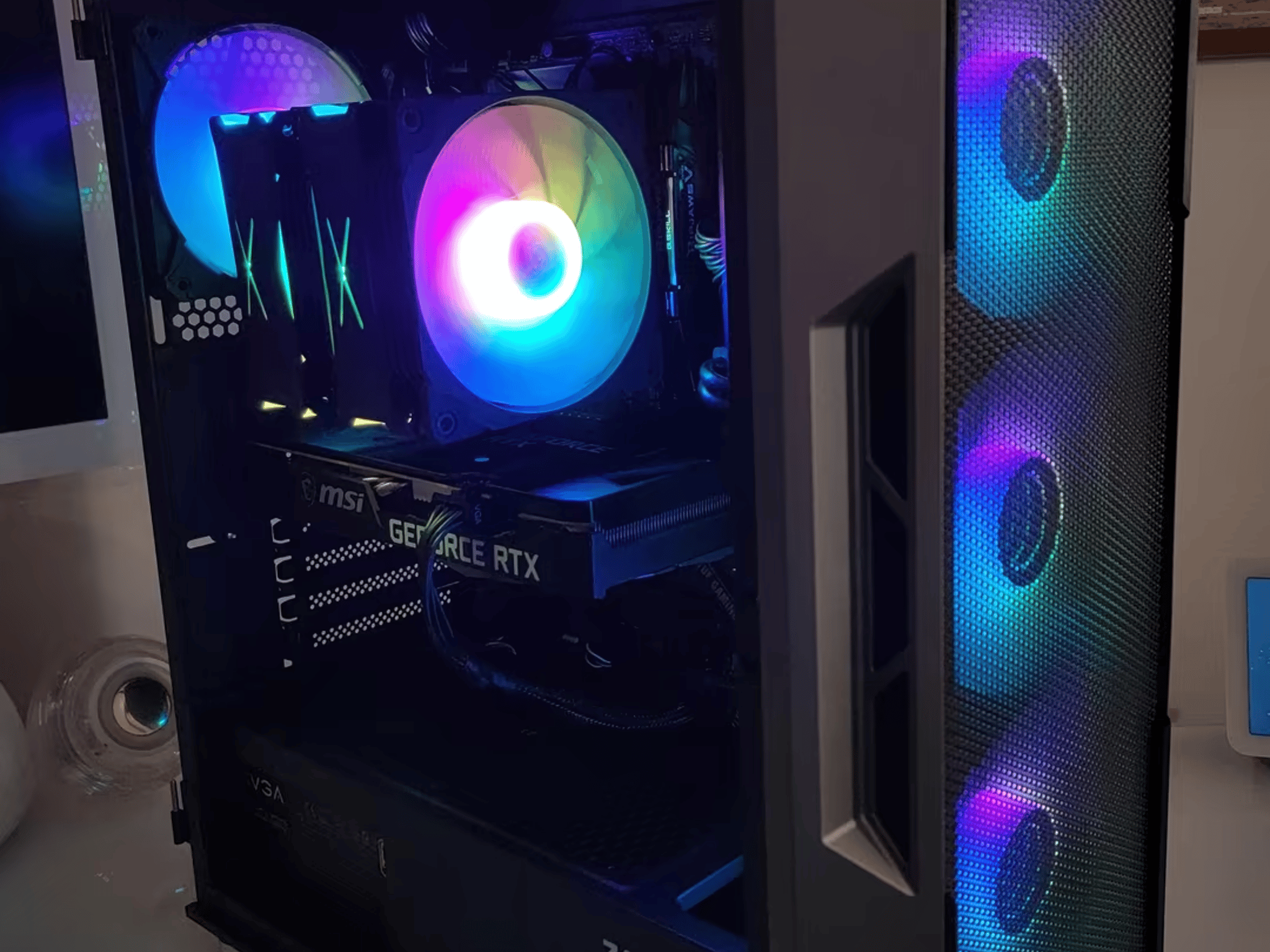 High End Gaming PC - Featuring Intel i7 9700f and Nvidia RTX 3060 Ti