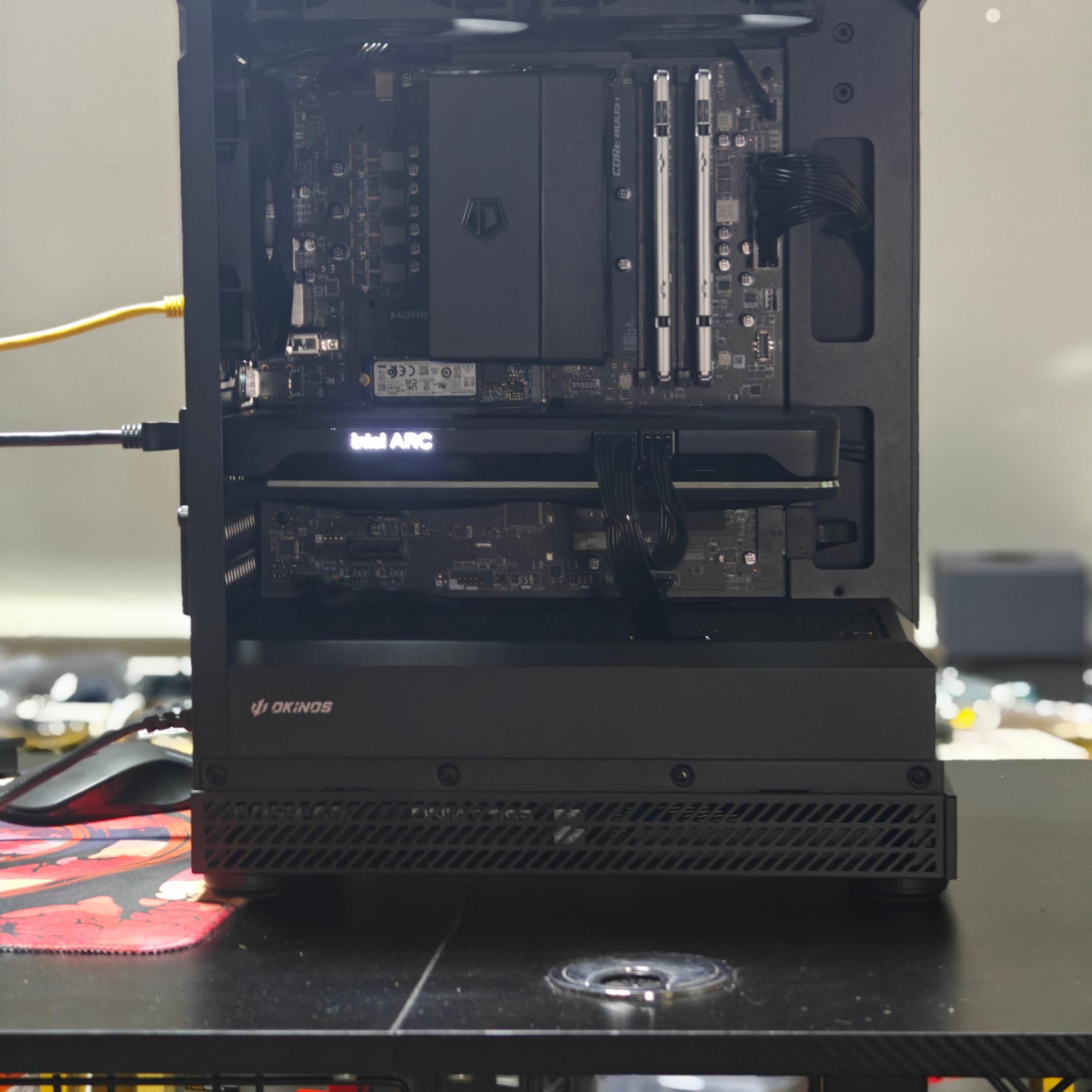 GAMING PC|AMD RYZEN5 5500|INTEL ARC A750 8GB|32GB DDR4 3200|1.5TB NVME SATA SSD|WINDOWS 11 HOME