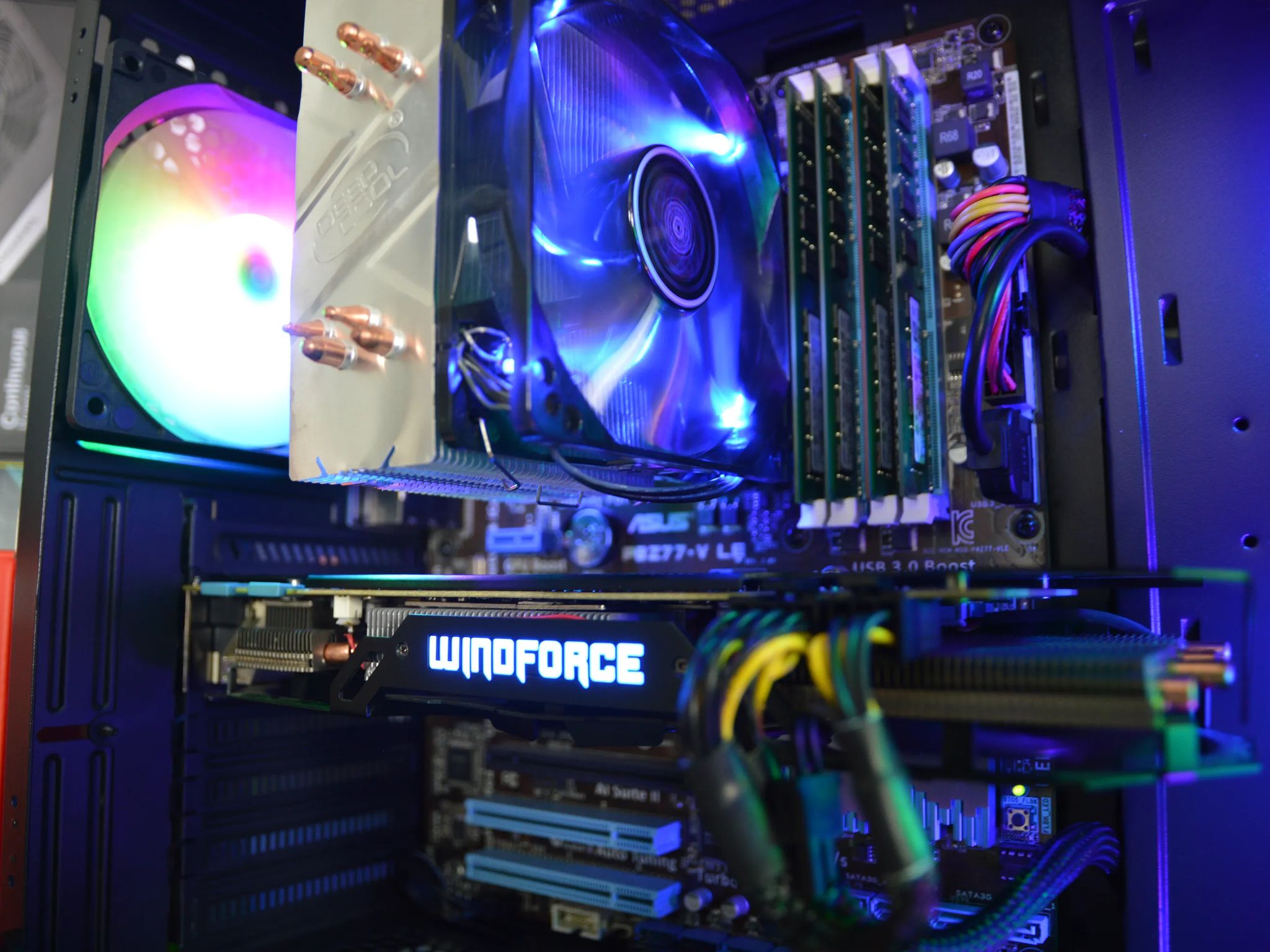 🔵🌈| GTX 970 4GB | INTEL i7 3770k | 16GB DDR3 RAM | 512GB NVME SSD | Rainbow Ice |
