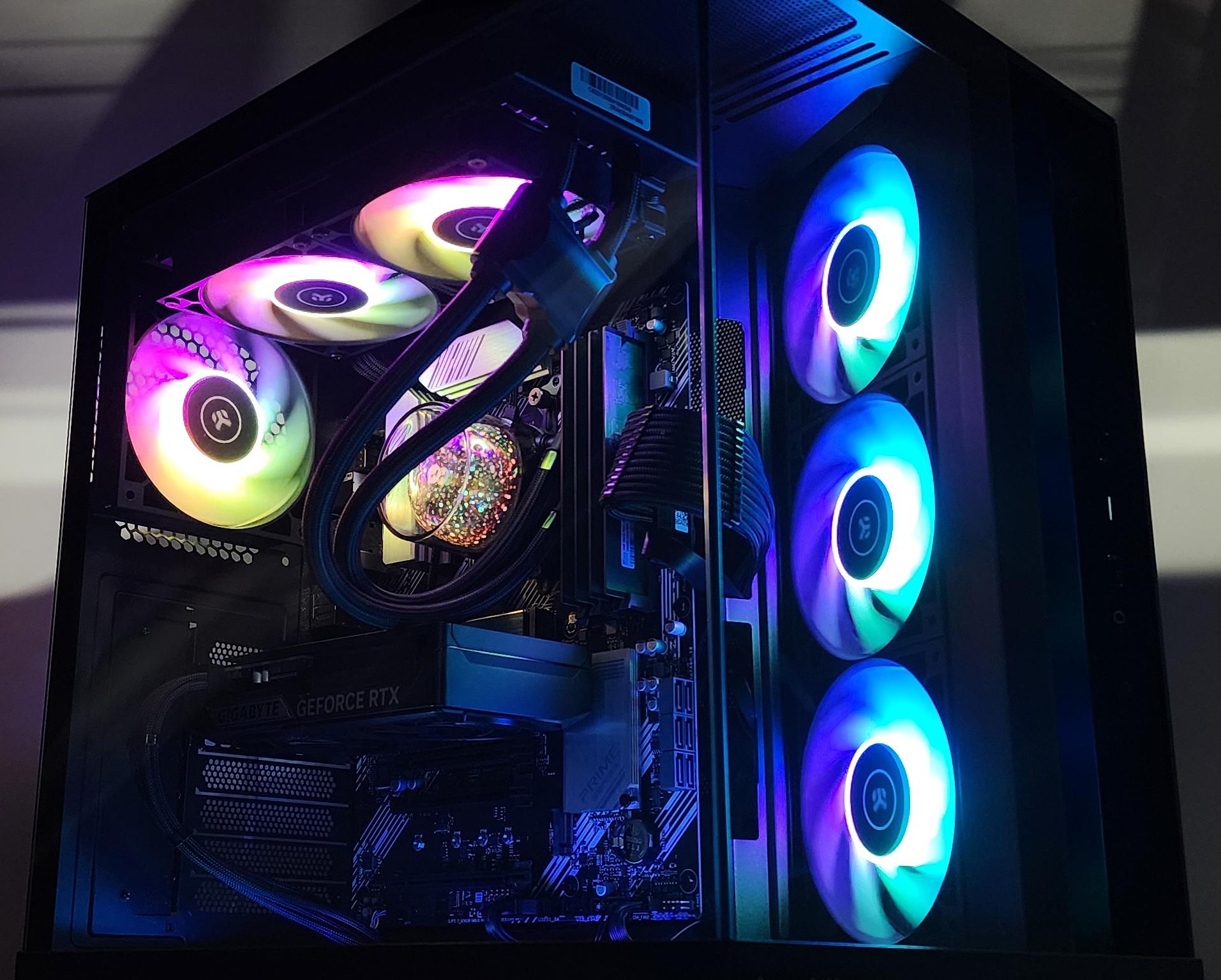 Gaming PC Ryzen 7 5700X 16GB RAM 1TB SSD RTX 5060  8GB Windows 11 Computer