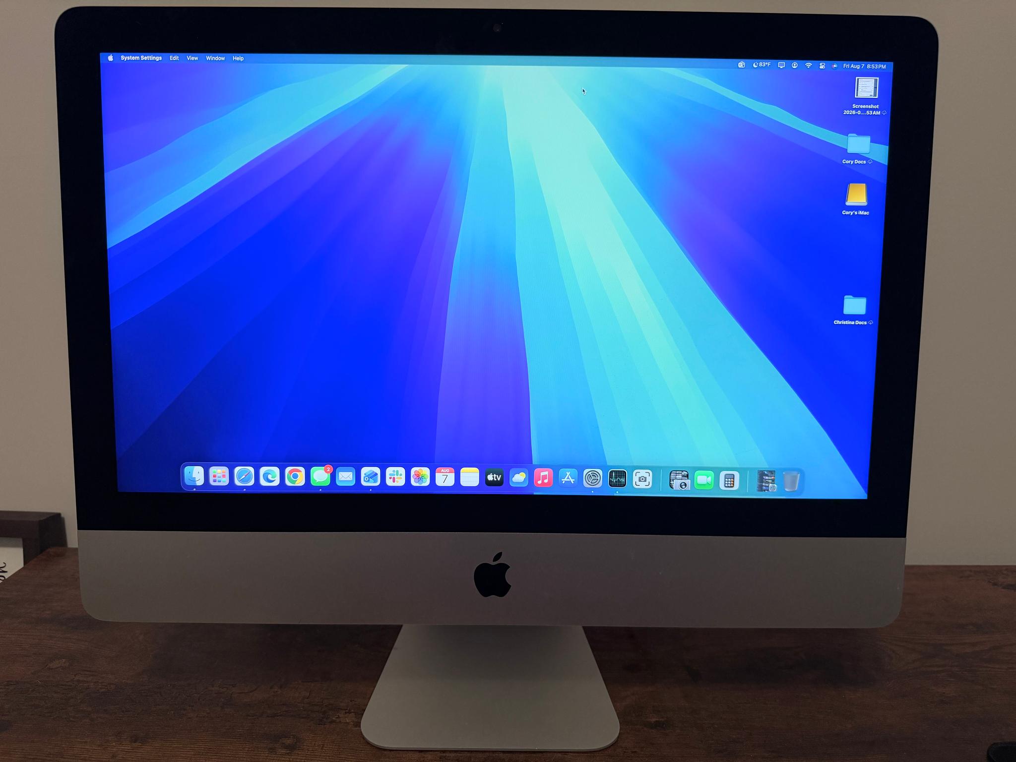 2019 Apple iMac 21.5" Retina 4K i3 3.6GHz 32GB RAM 512GB SSD Radeon 555X