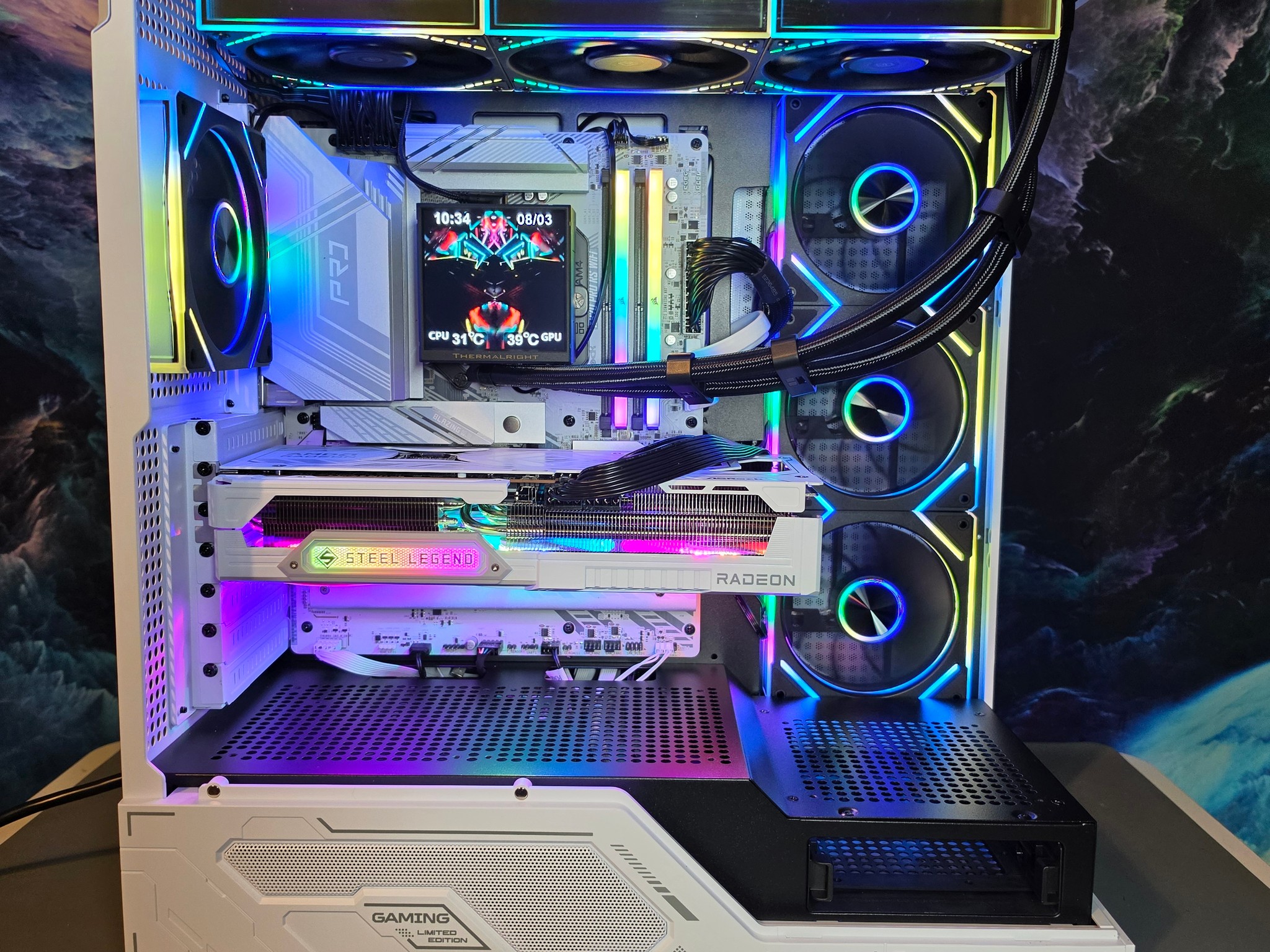 Asrock RX 9070 XT 16gb + Ryzen 9800x3d PC Build #81