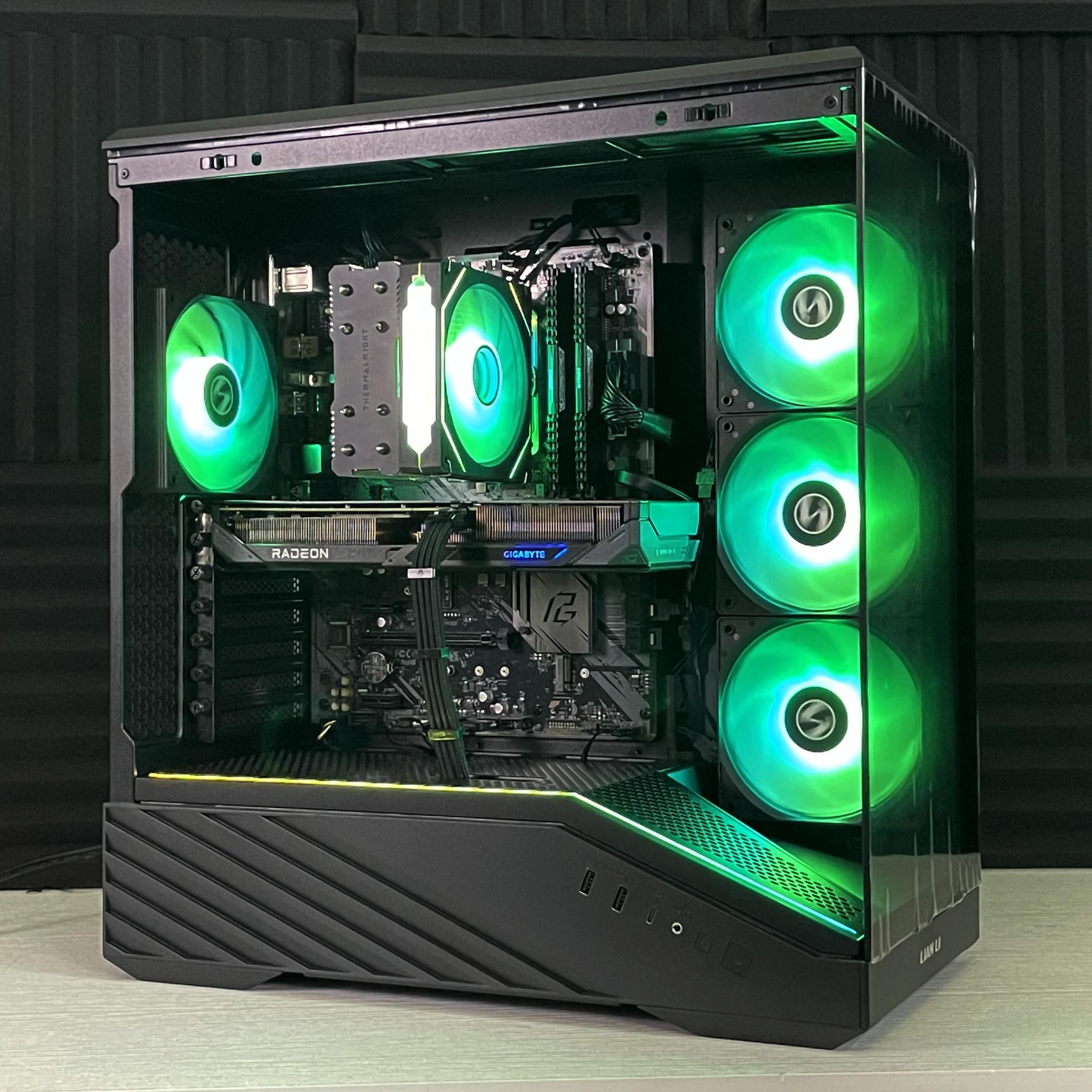 🍀 EMERALD Gaming PC | RX 9060 XT 16GB | Ryzen 7 5800XT | 32GB DDR4 | 2.5TB | WiFi + BT | FREE SHIP