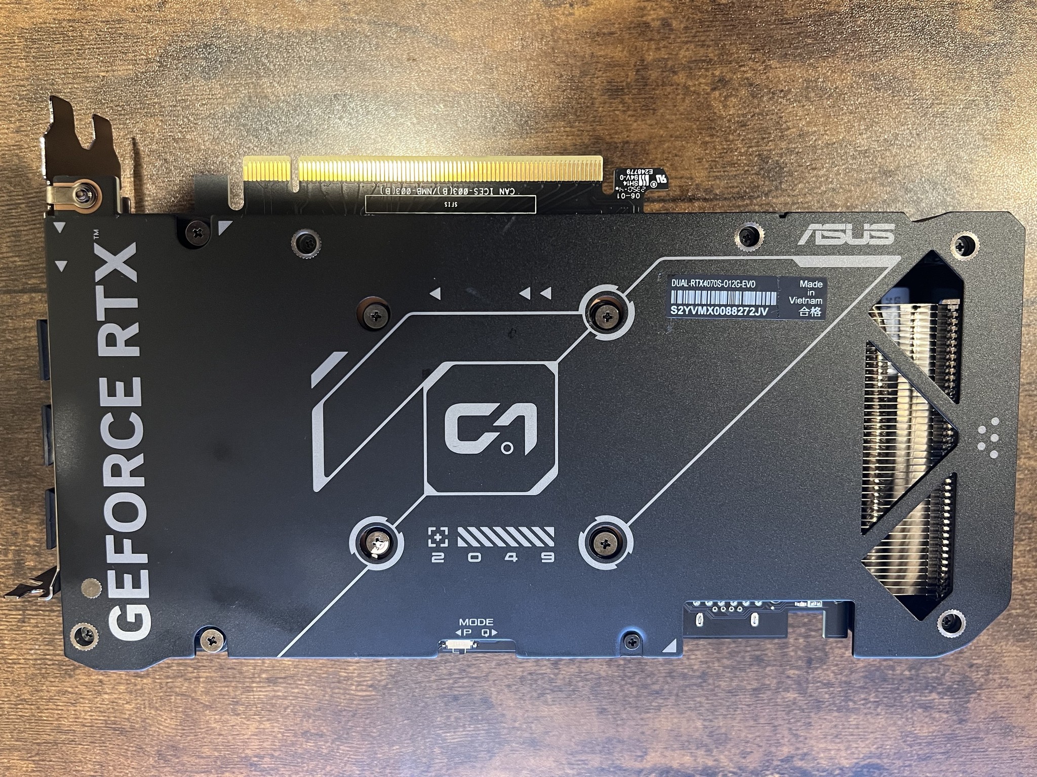 ASUS 4070 Super OC Dual Edition 12GB GDDR6X