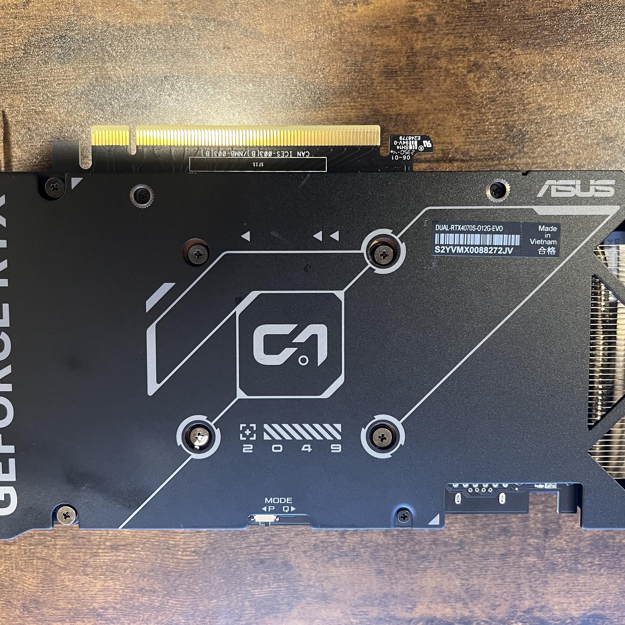 ASUS 4070 Super OC Dual Edition 12GB GDDR6X
