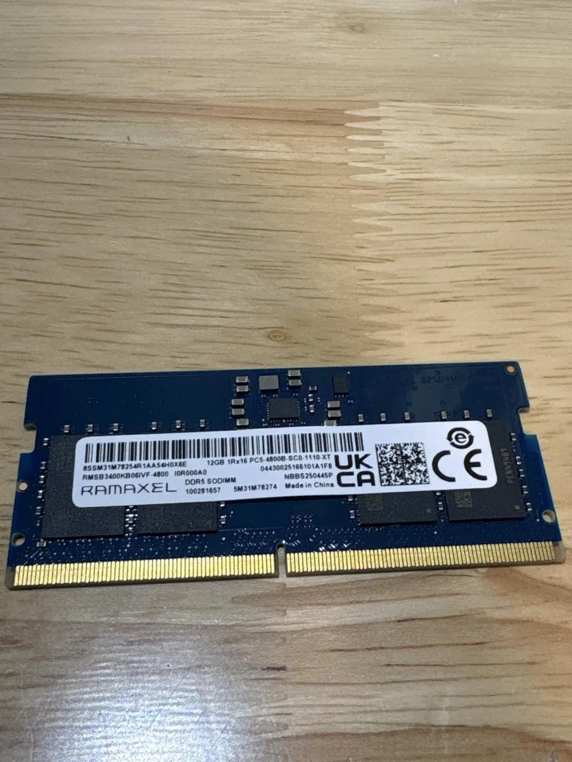 RAMAXEL 12GB DDR5 4800MTS