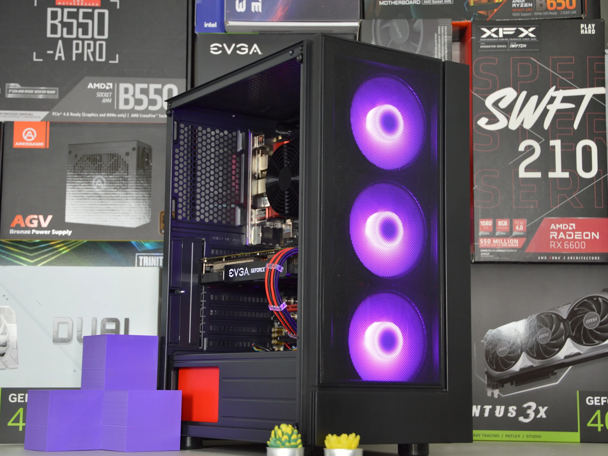 🥊🥊| GTX 1060 3GB | INTEL i5-4690K | 16GB RAM | 512GB NVME SSD | Crimson Punisher |