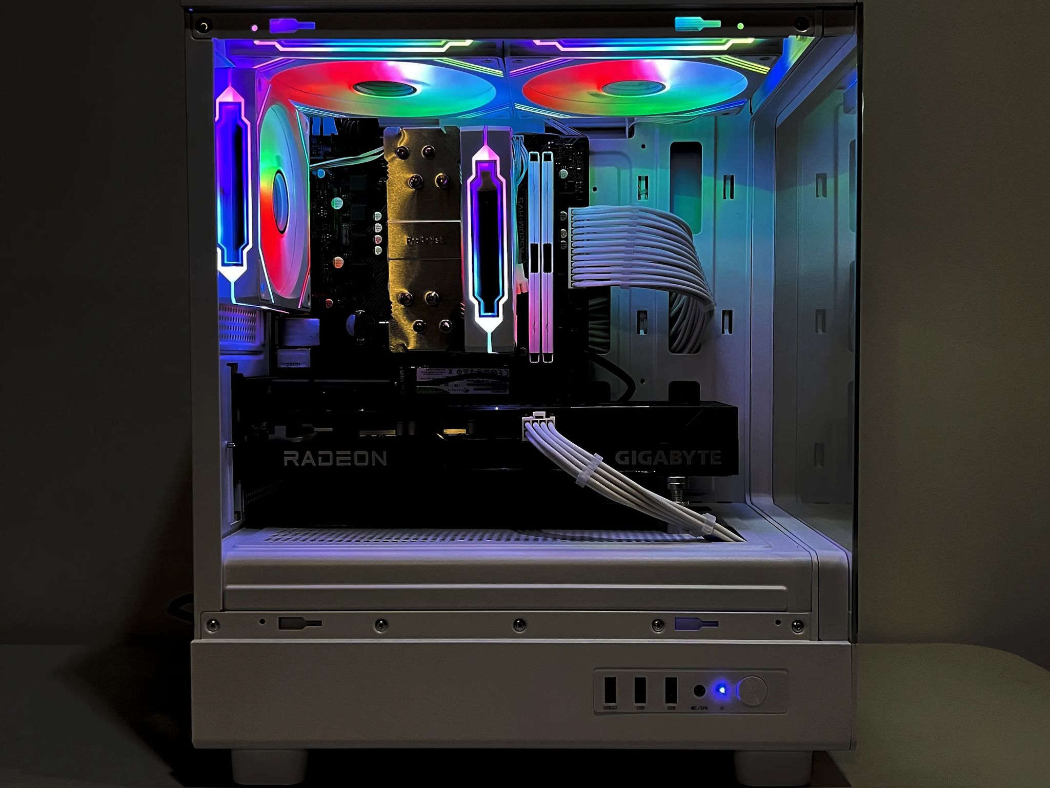 🔥SALE🔥 R5-5600|RX 6600|32GB RAM|1TB M.2||WIFI|ARGB Fans| -DepxTech Pre-Built PC