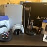 PS5 Digital Edition + Sabrent 1TB Rocket Plus 4 SSD Extra Storage + 2 Controllers + Charging station