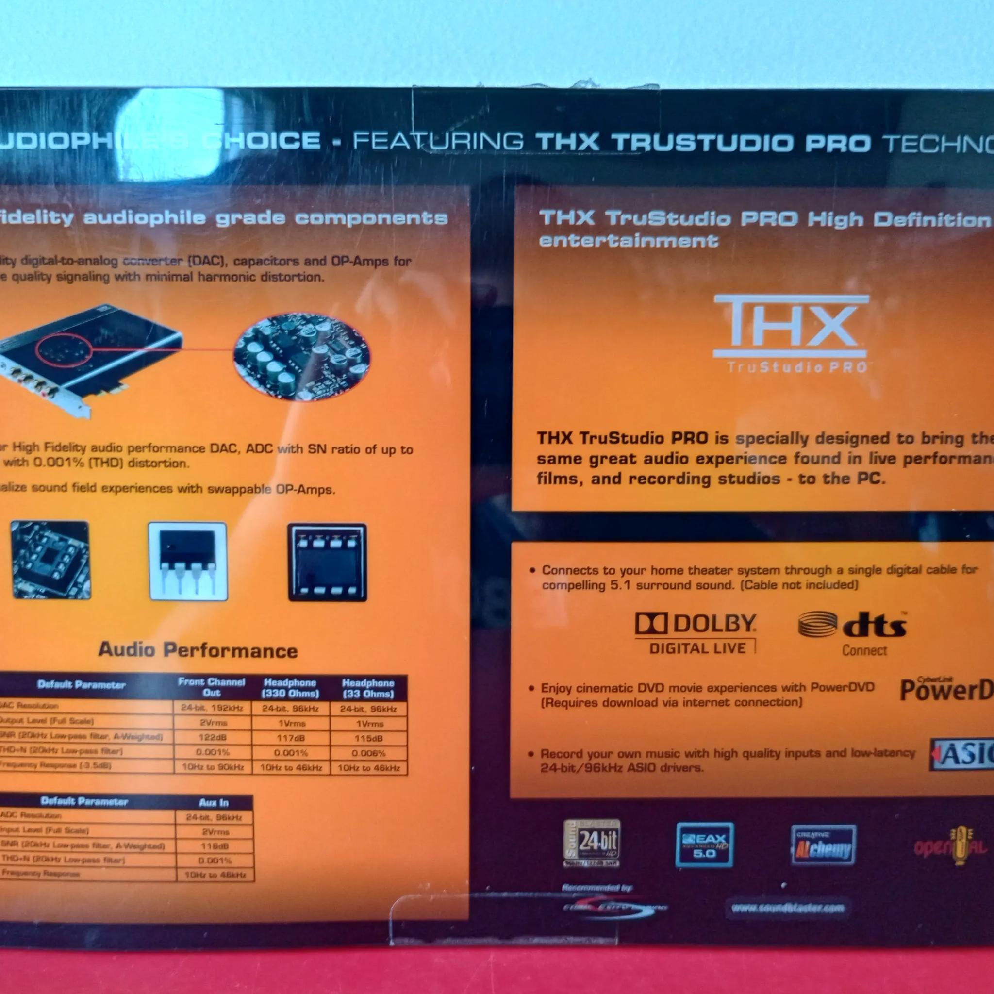 Creative Sound Blaster X-Fi Sound Card