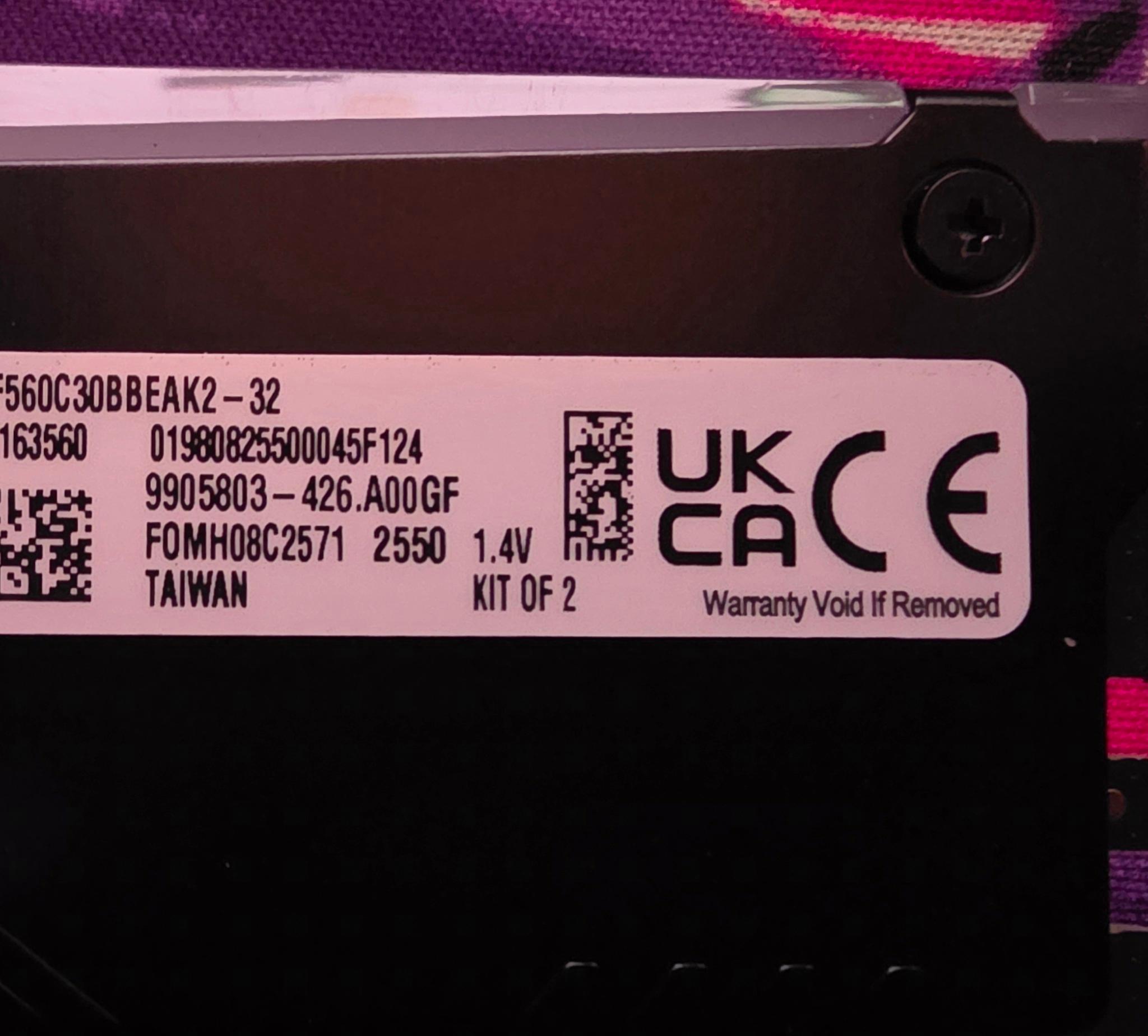 32GB KINGSTON FURY BEAST RGB DDR5 6000MT/s (2x16GB) Kit
