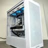 High-End 1440p / 4K Gaming PC – RTX 5070 + Intel Core Ultra 9 – White Aesthetic Build