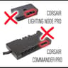 Corsair 4 Pin RGB Extension Cable  23” Inch ( SHIP TODAY )