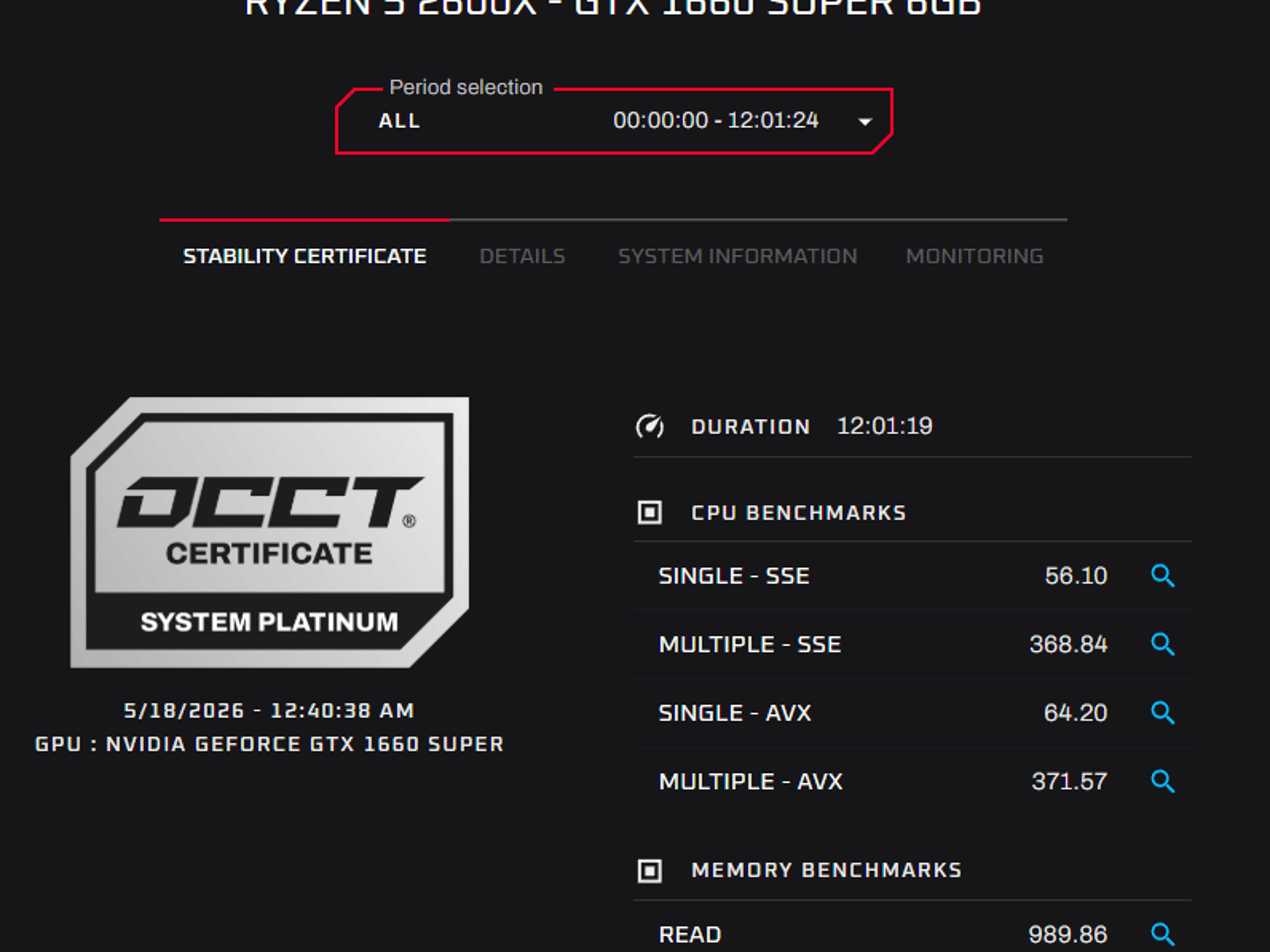 Ryzen 5 2600X GTX 1660 SUPER Gaming PC