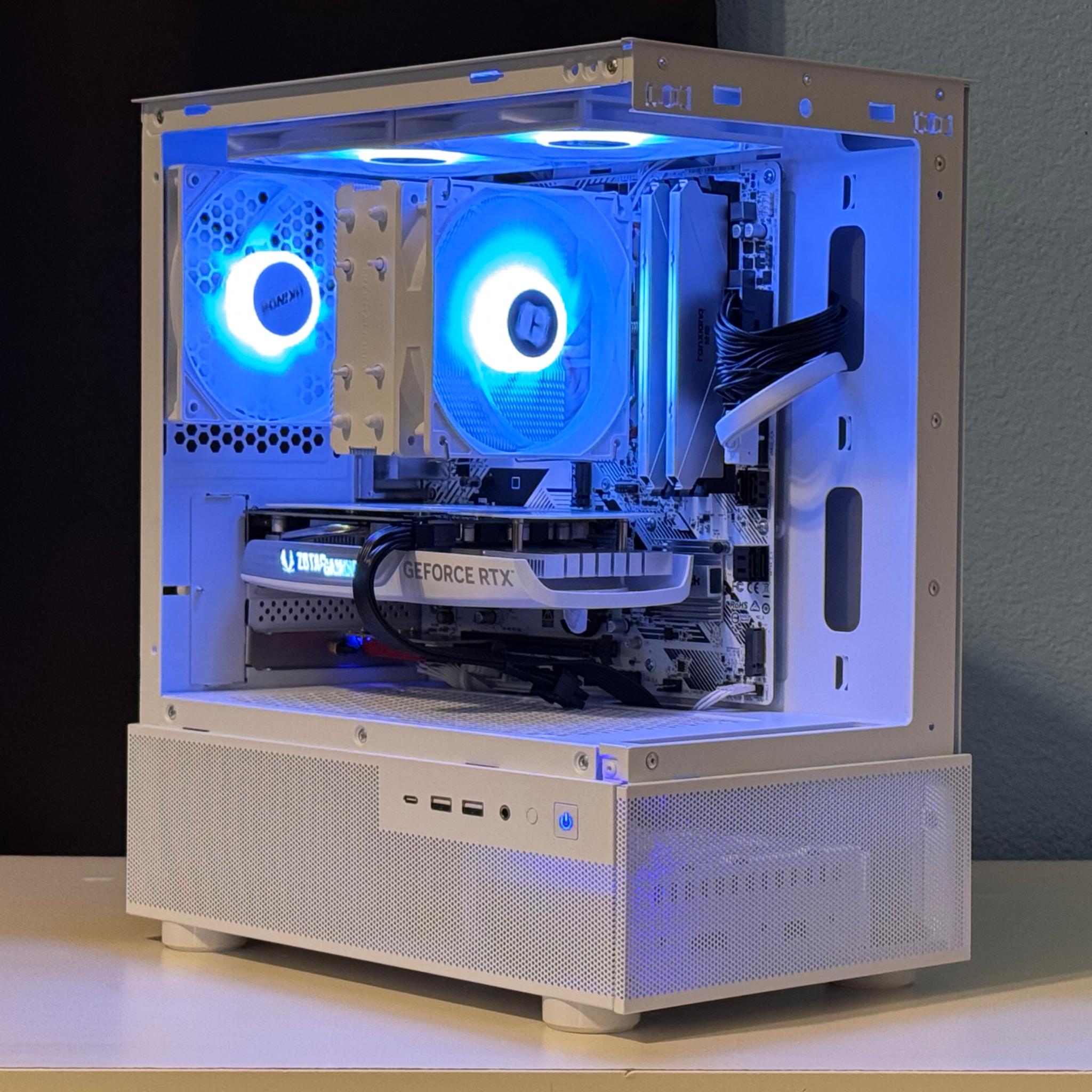 ⬜Whiteout⬜ Ryzen 5 5600 | RTX 4060 8GB White | 16GB Ram 3200mhz | 1TB nVME SSD | Win11 Pro + Wifi