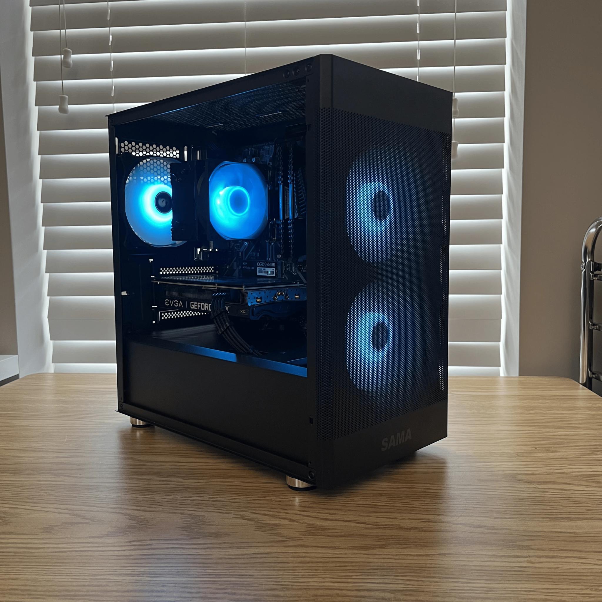 🔥⚫Black RGB Gaming PC | Ryzen 5 3600 | RTX 3060Ti | 32GB DDR4 | WiFi & BT ⚫🔥
