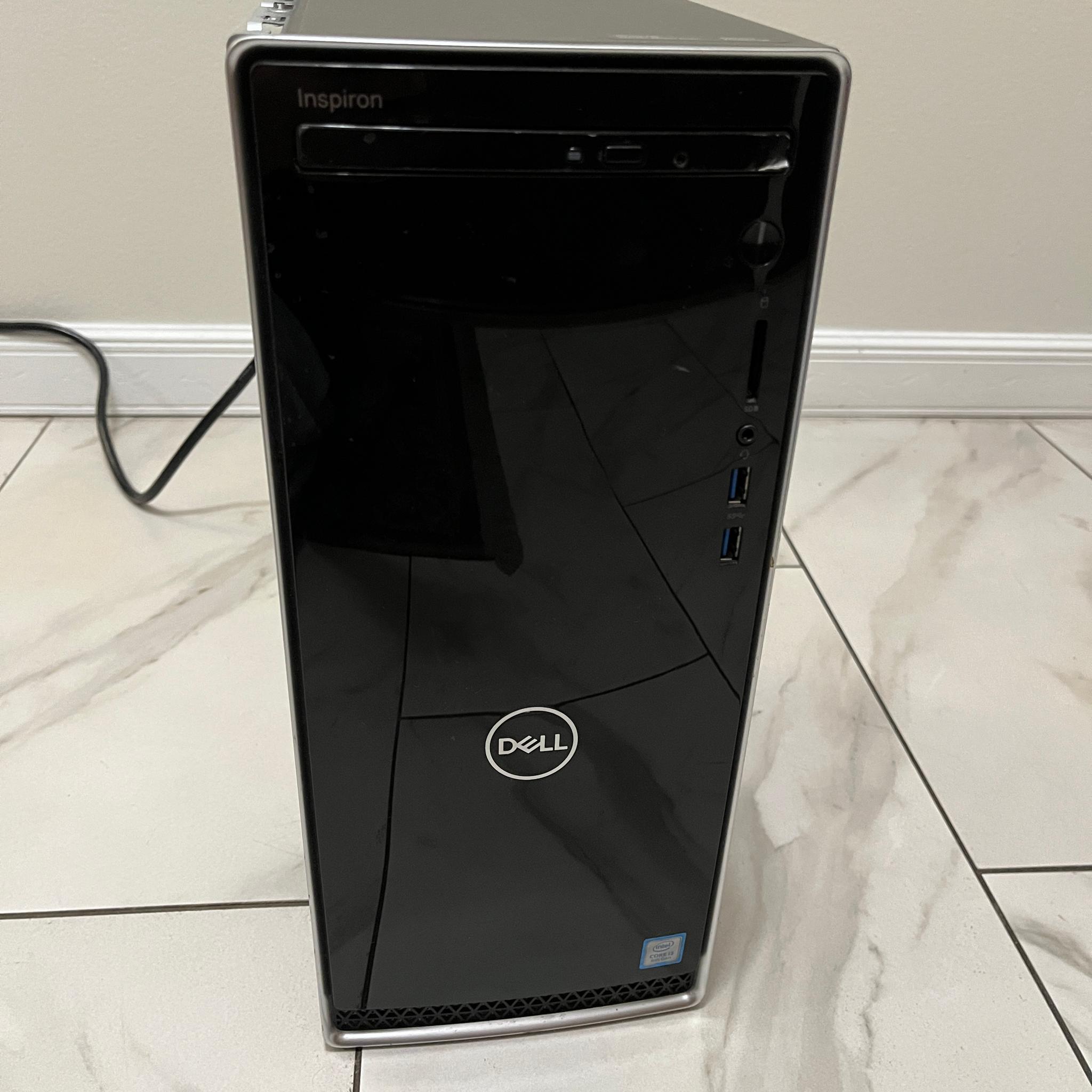 NVIDIA GTX 1650 4GB, Intel i3-8100, 12GB RAM, 1 TB Storage, Dell Gaming PC w/ Wi-Fi & BT