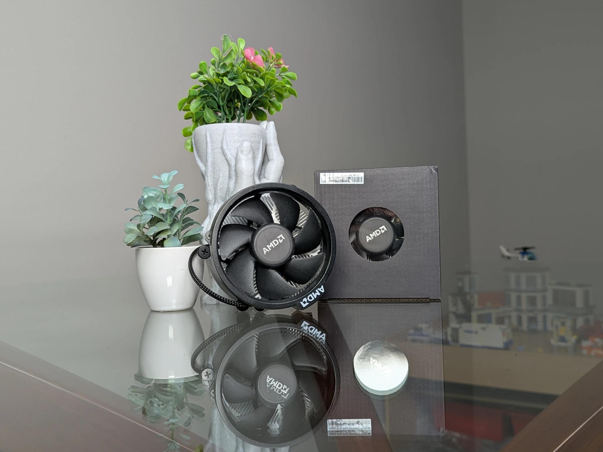 Lot of 6 AMD Wraith Stealth Coolers | 5 Brand New + 1 "New Other" Painted White