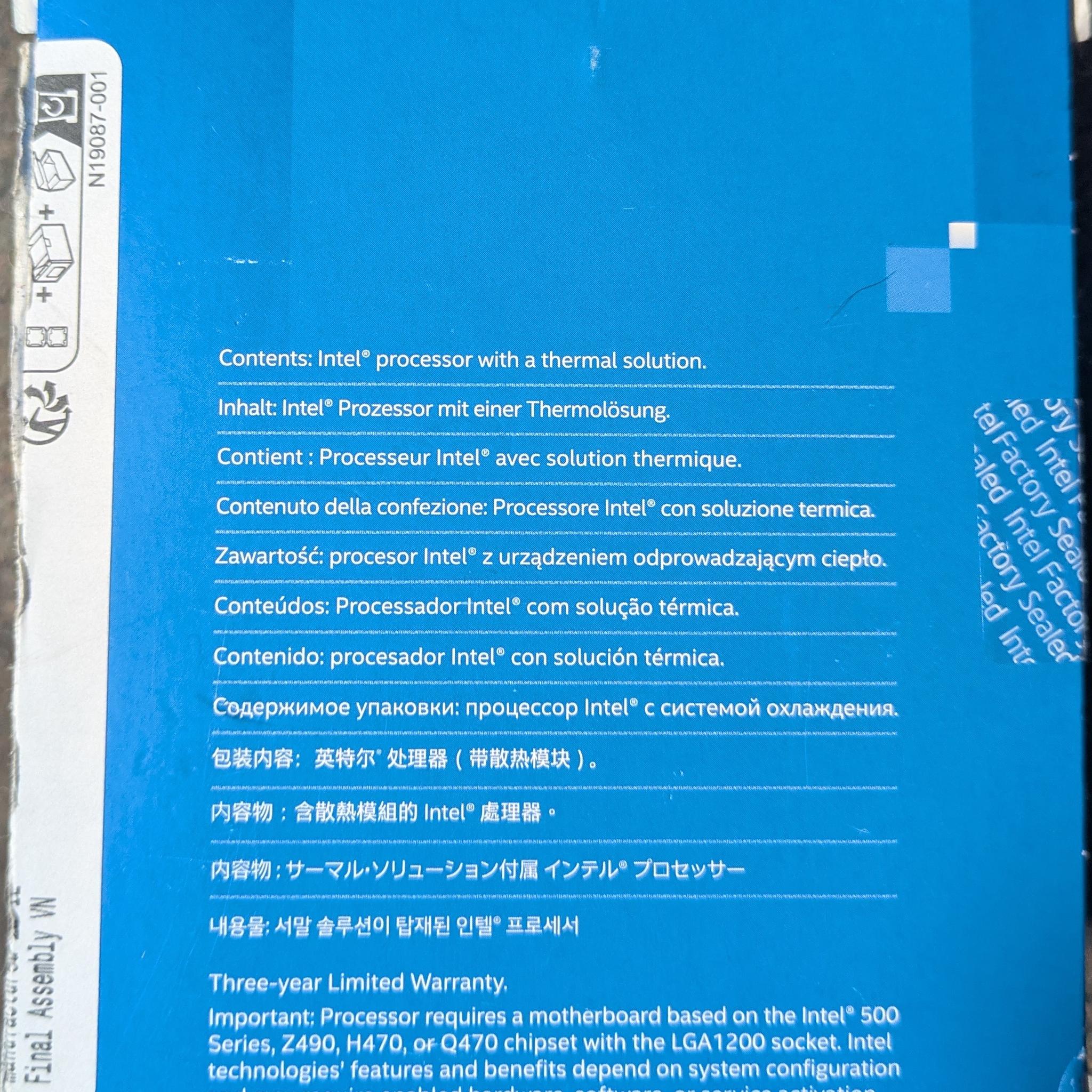 Intel i5 11400F Brand New