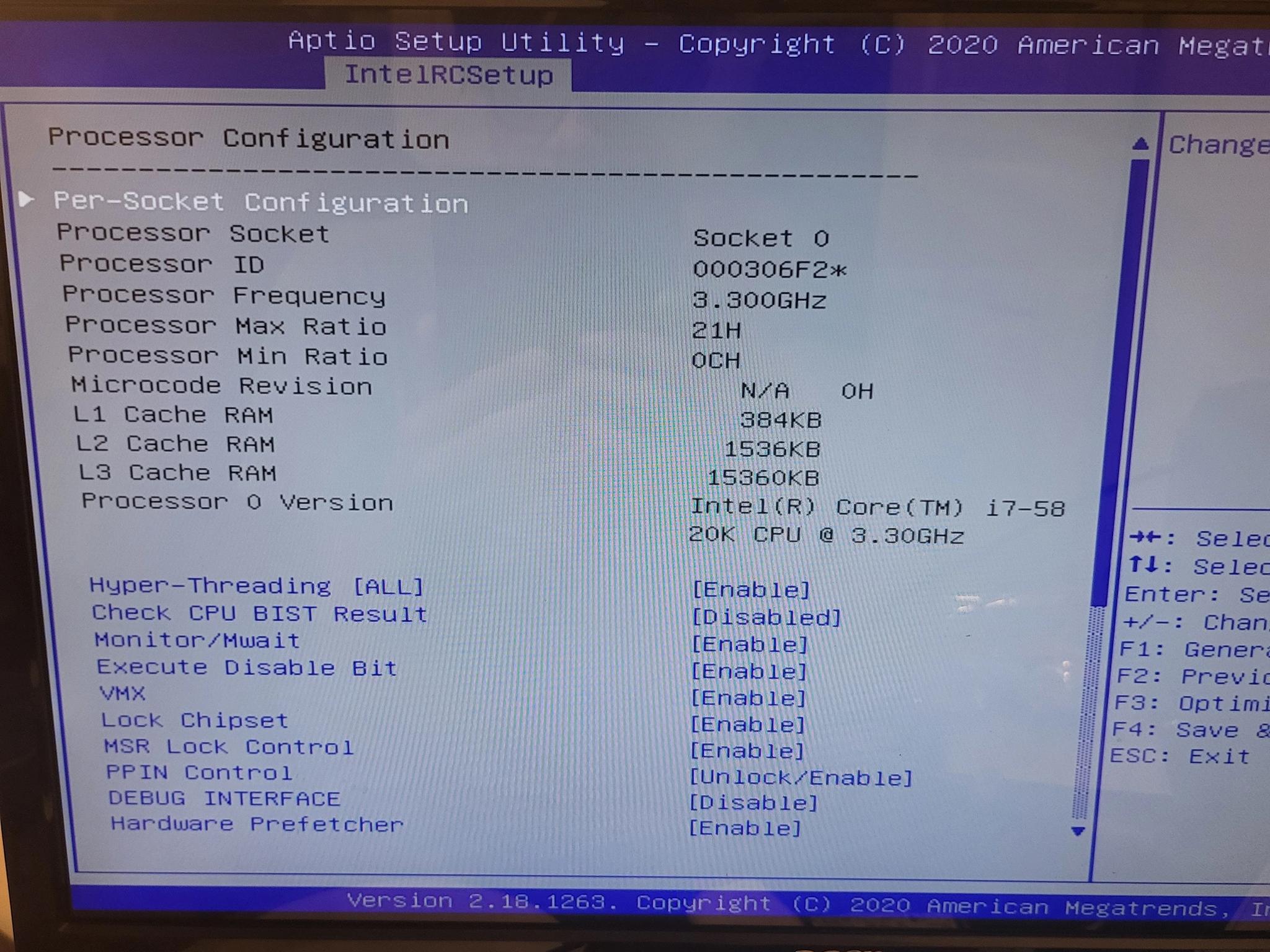 Intel Core i7-5820k, 6 core 12 thread, 3.3ghz, LGA 2011-V3