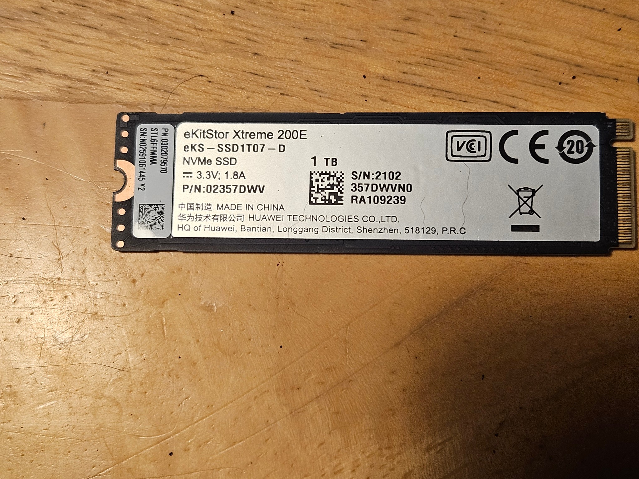 Huawei eKitStar Xtreme 200E NVME SSD