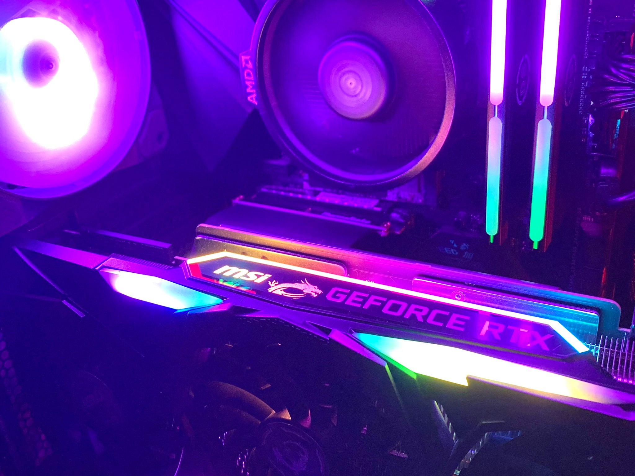 青い稲妻⚡| Ryzen 5 | RTX2080Super| 32GB RGB RAM| 1TB NVMe M.2 SSD| Windows 11 Pro