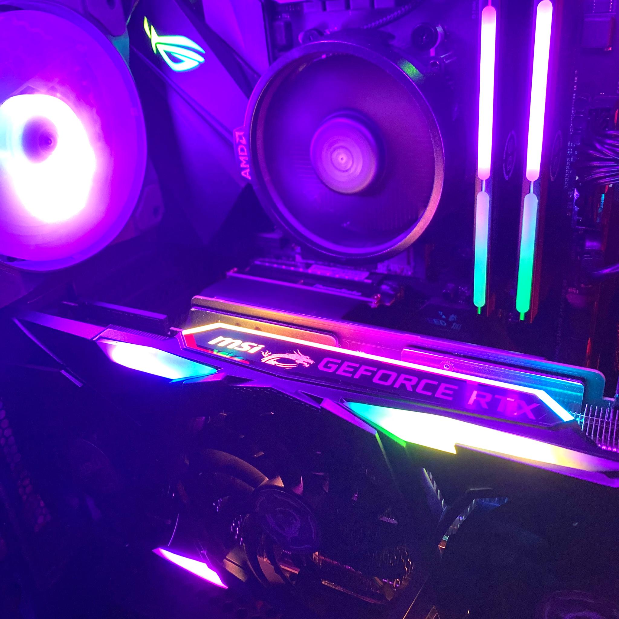 青い稲妻⚡| Ryzen 5 | RTX2080Super| 32GB RGB RAM| 1TB NVMe M.2 SSD| Windows 11 Pro