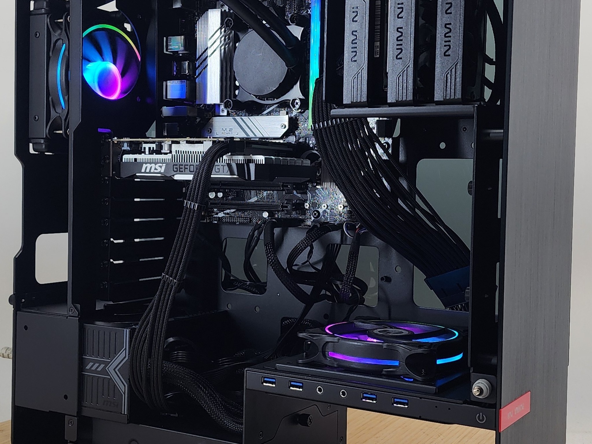Gaming PC i3-13100T 16GB RAM 512GB SSD + 500GB HDD GTX 1650 4GB Win11 Computer