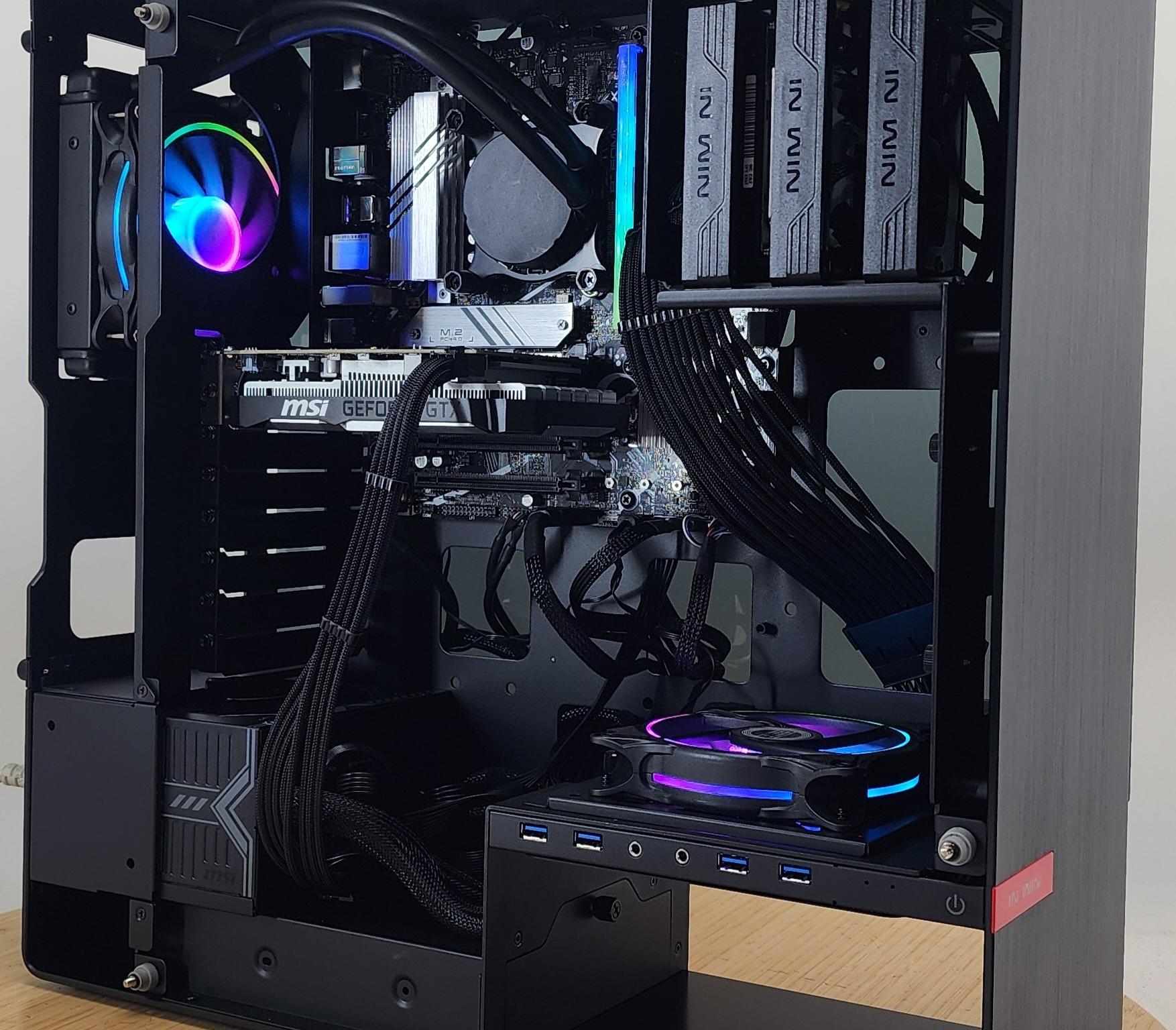 Gaming PC i3-13100T 16GB RAM 512GB SSD + 500GB HDD GTX 1650 4GB Win11 Computer