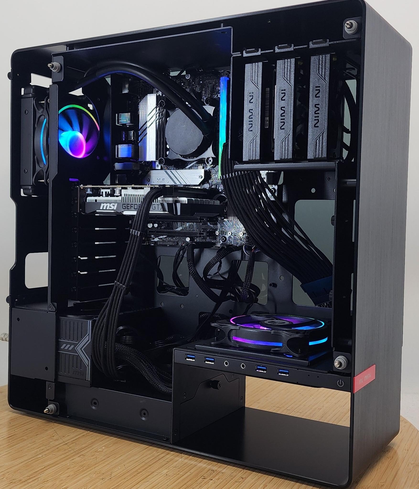 Gaming PC i3-13100T 16GB RAM 512GB SSD + 500GB HDD GTX 1650 4GB Win11 Computer