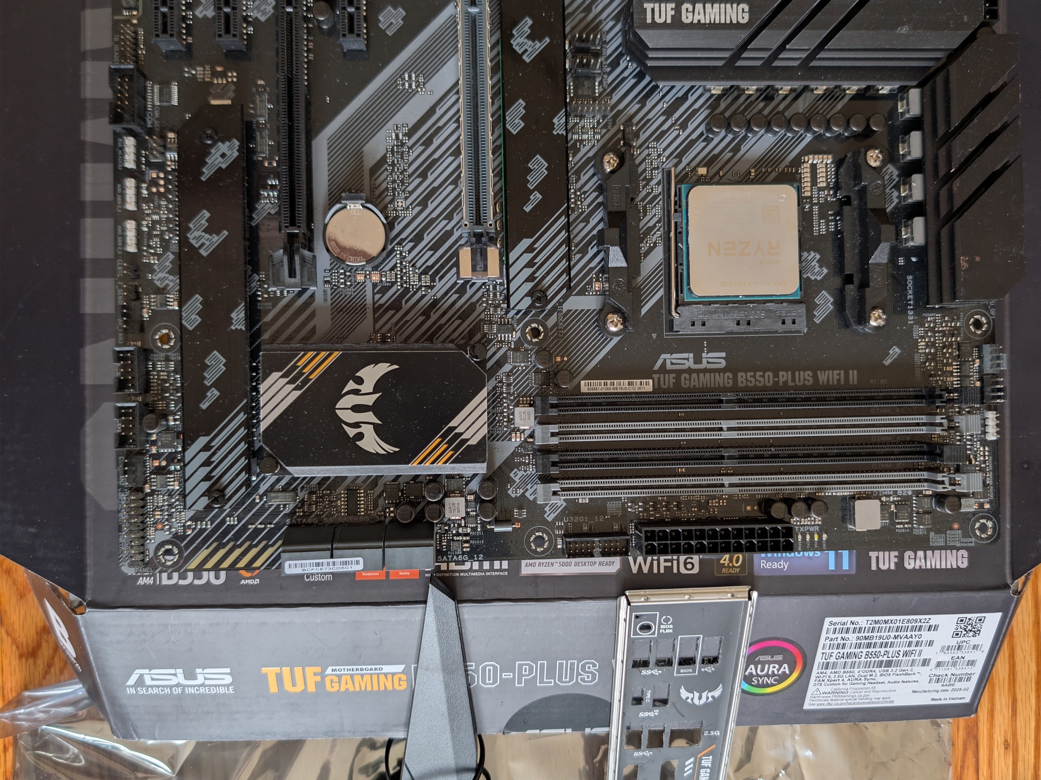 ASUS TUF Gaming B550-PLUS WiFi II – Excellent Condition | Perfect for Ryzen 5000