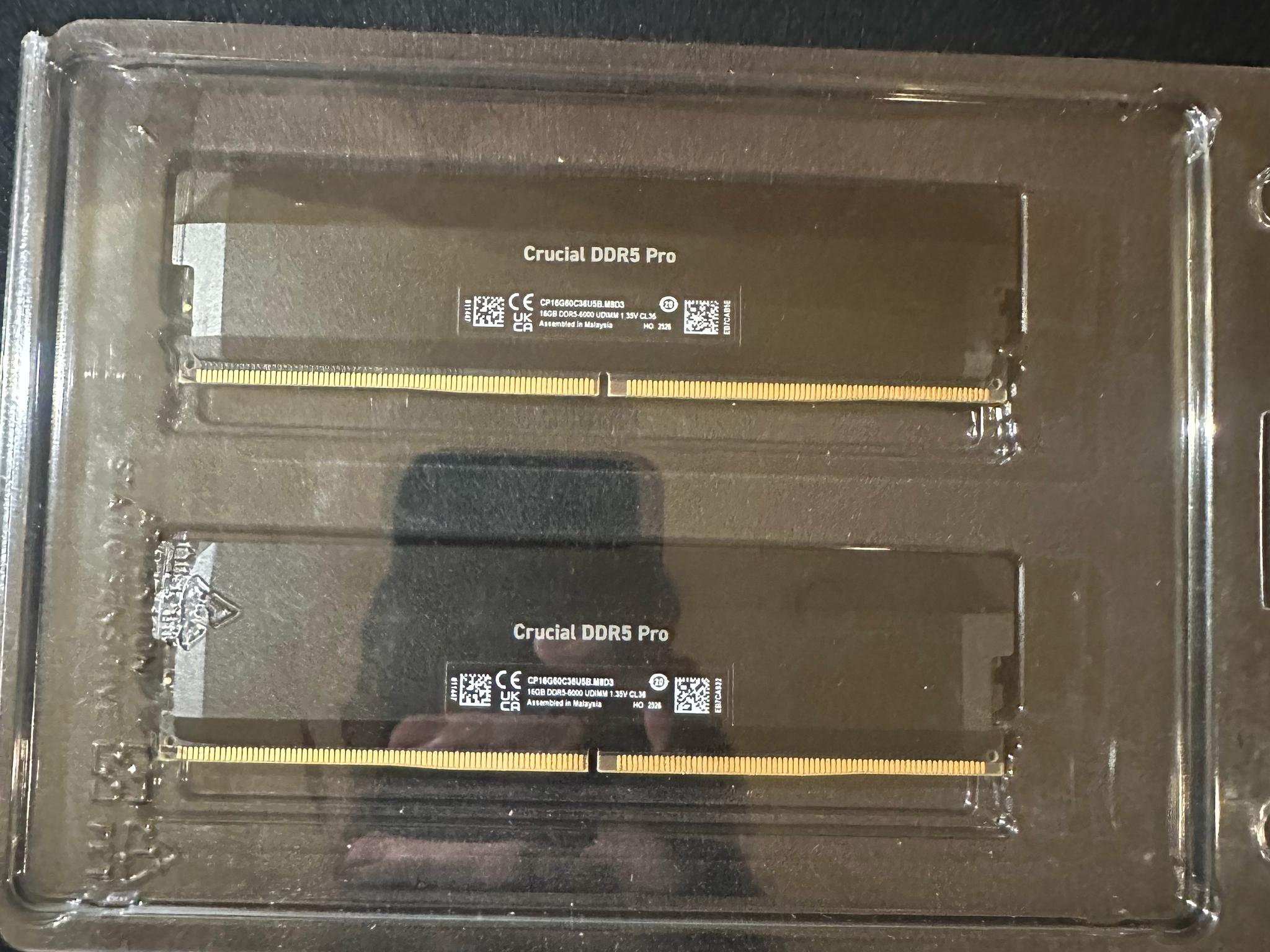 Crucial Pro 32GB DDR5 RAM Kit CL36