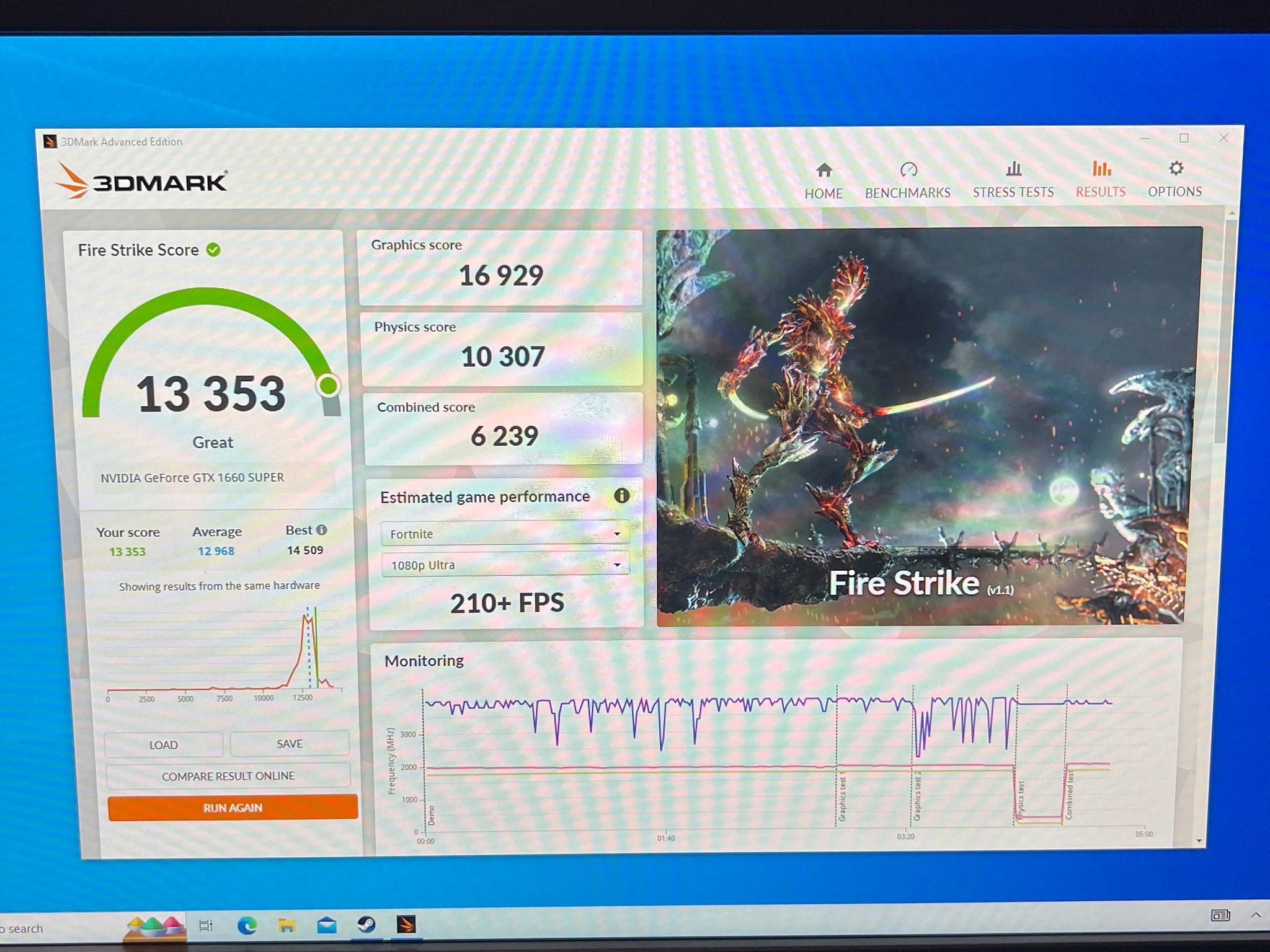 Gtx 1660 Super, Intel i7-4790