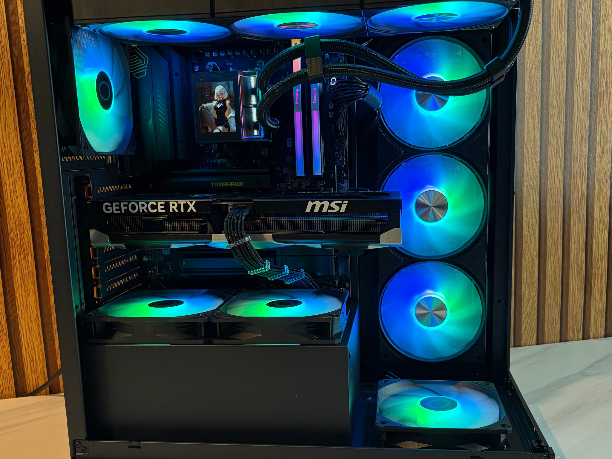 RTX 5080 | RYZEN 7 9800x3d | 48GB DDR5 7200MHZ | 2TB NVME | X870 MOTHERBOARD | 1300W