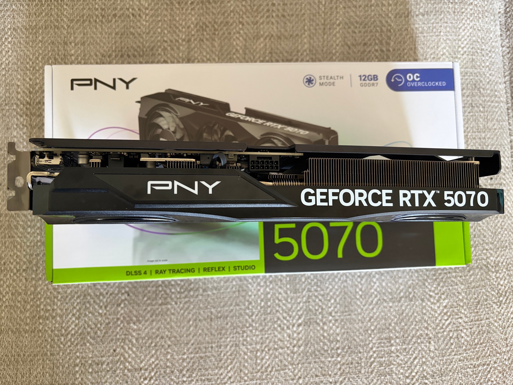 PNY GeForce RTX 5070 Overclocked Triple Fan