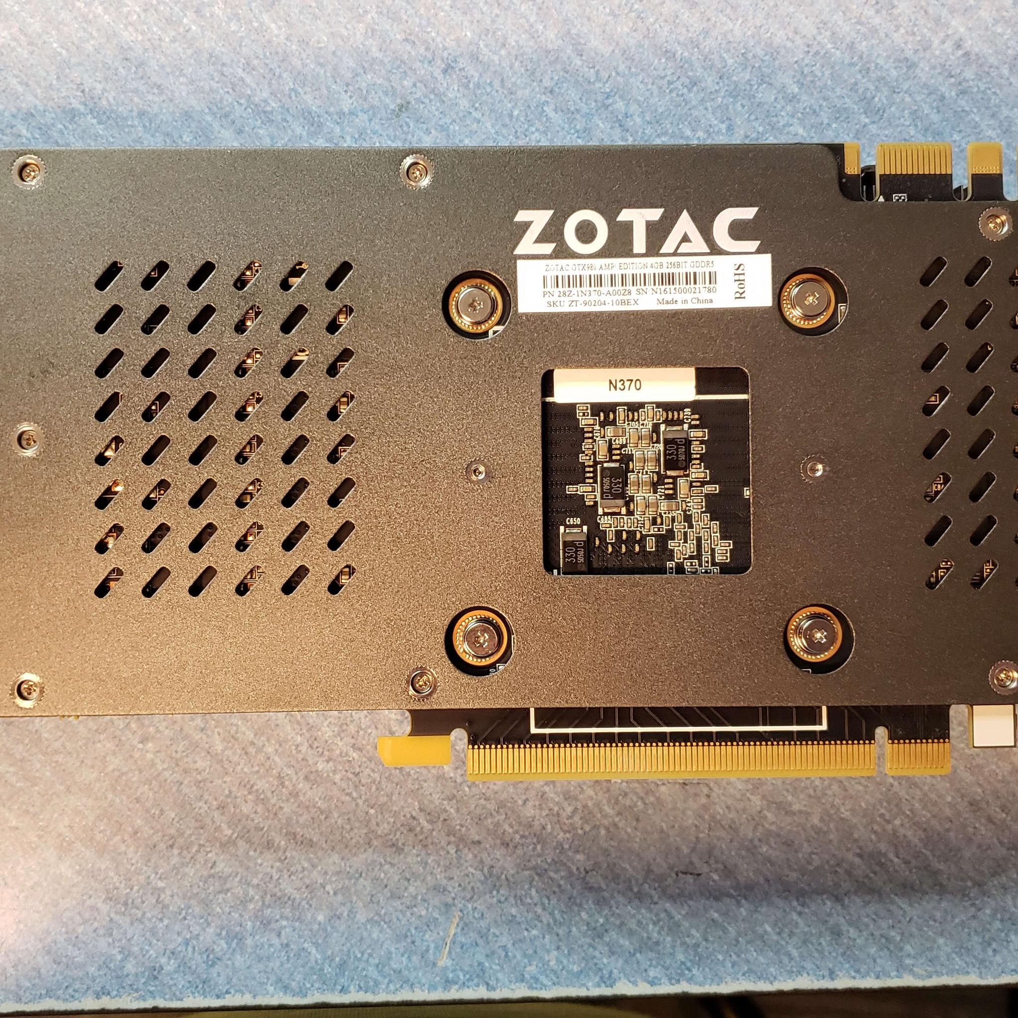 Zotac GTX 980 graphics card