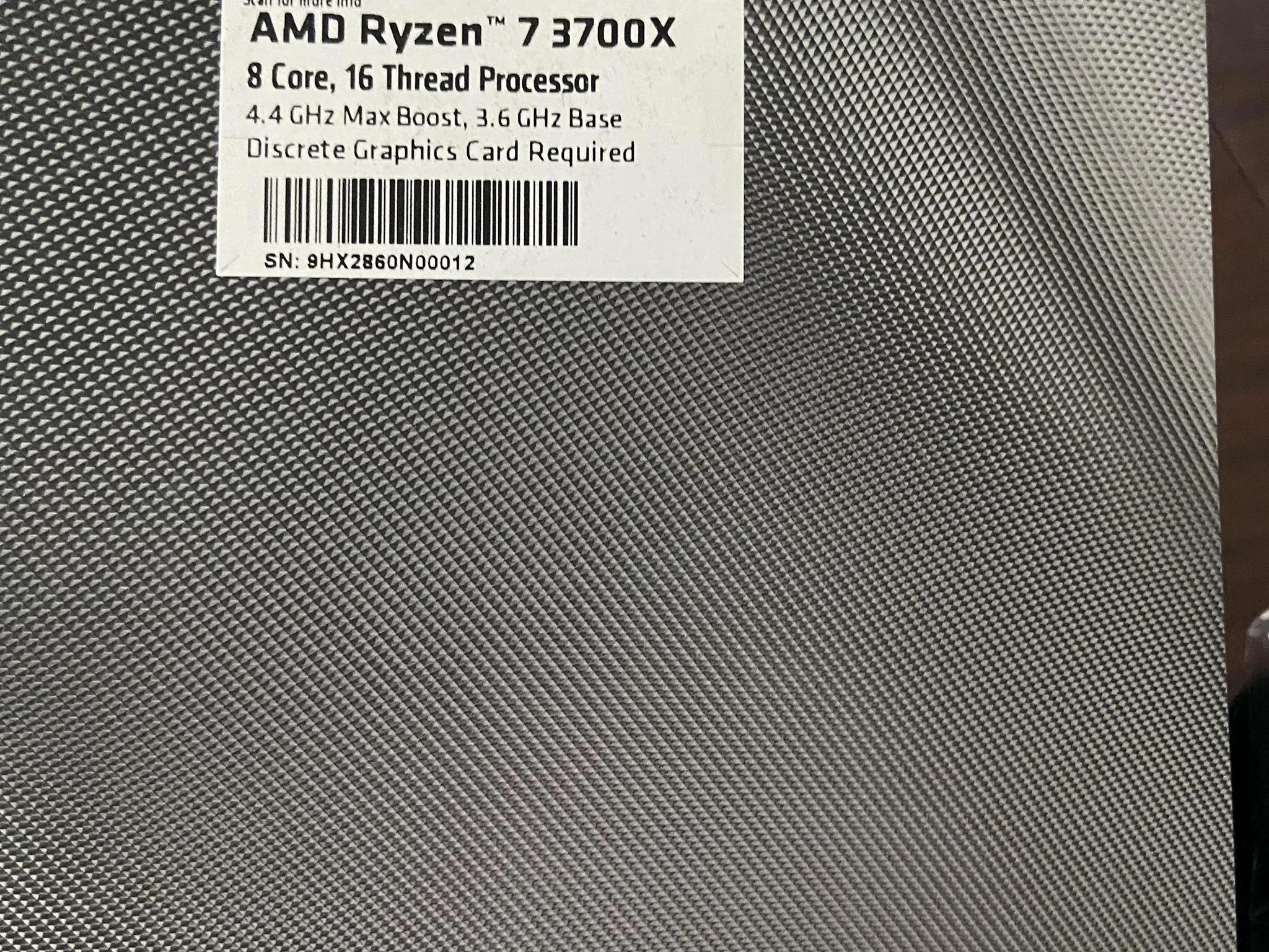 AMD Ryzen 7 3700X