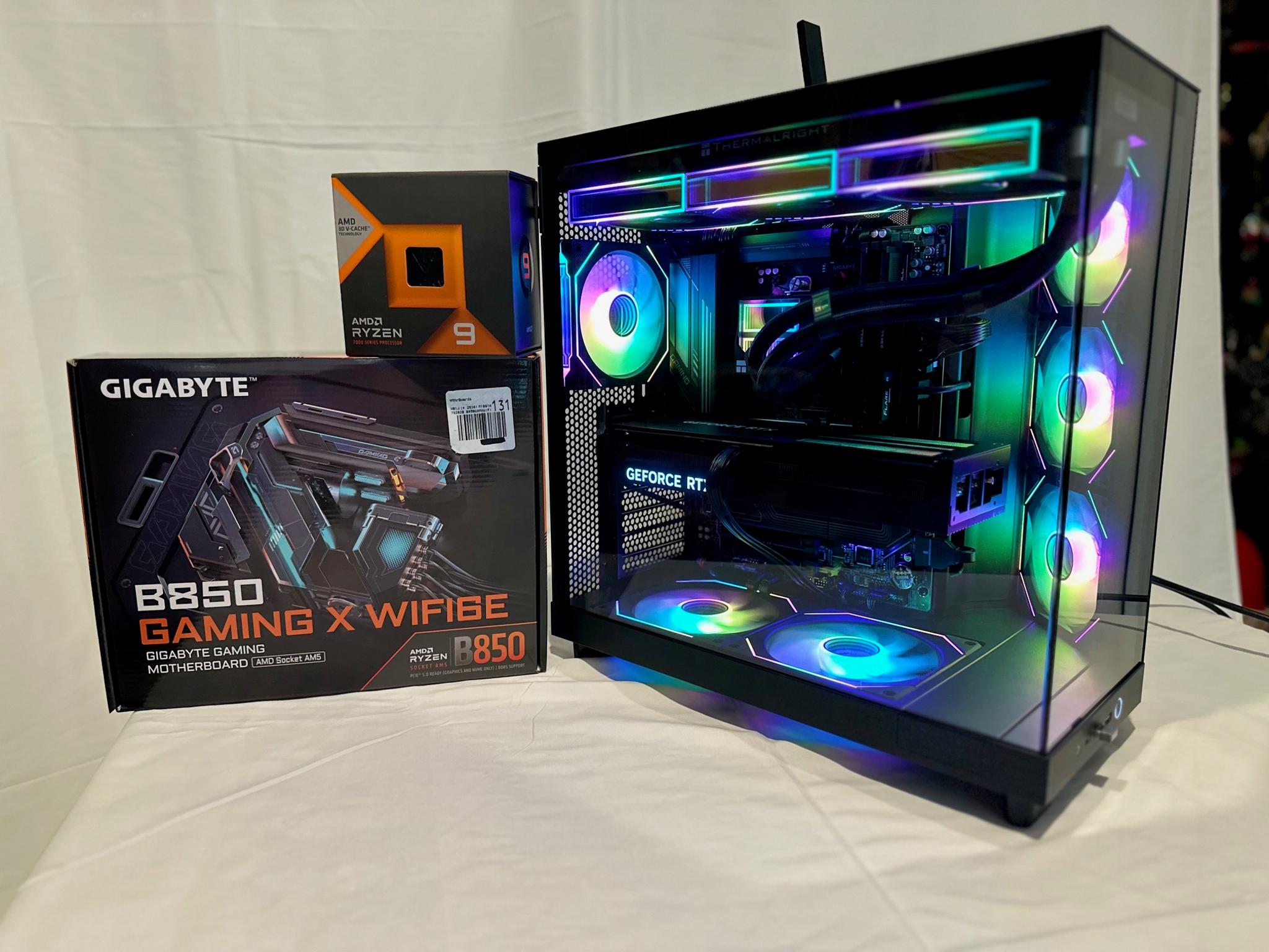 Ryzen 9 7950X3D & RTX 4070 Ti Super - Mid Tower Gaming PC "Black"