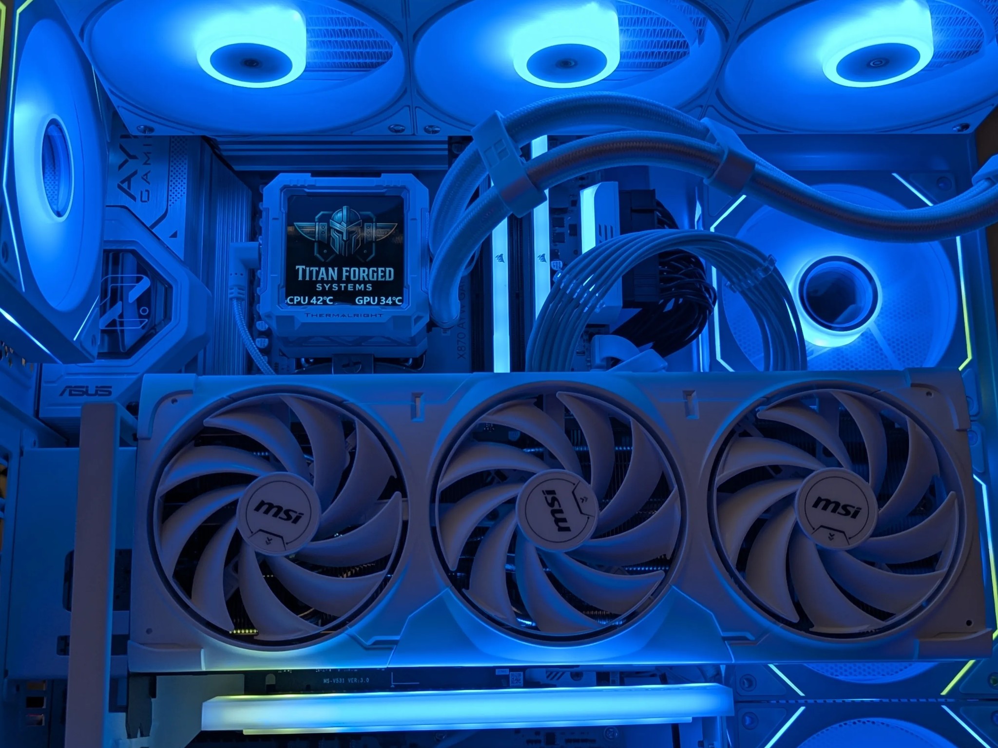 🐺 Wulfric | 5080 | 9800X3D | Whiteout Gaming Beast | 32GB DDR5 | 2TB +1 TB NVMe
