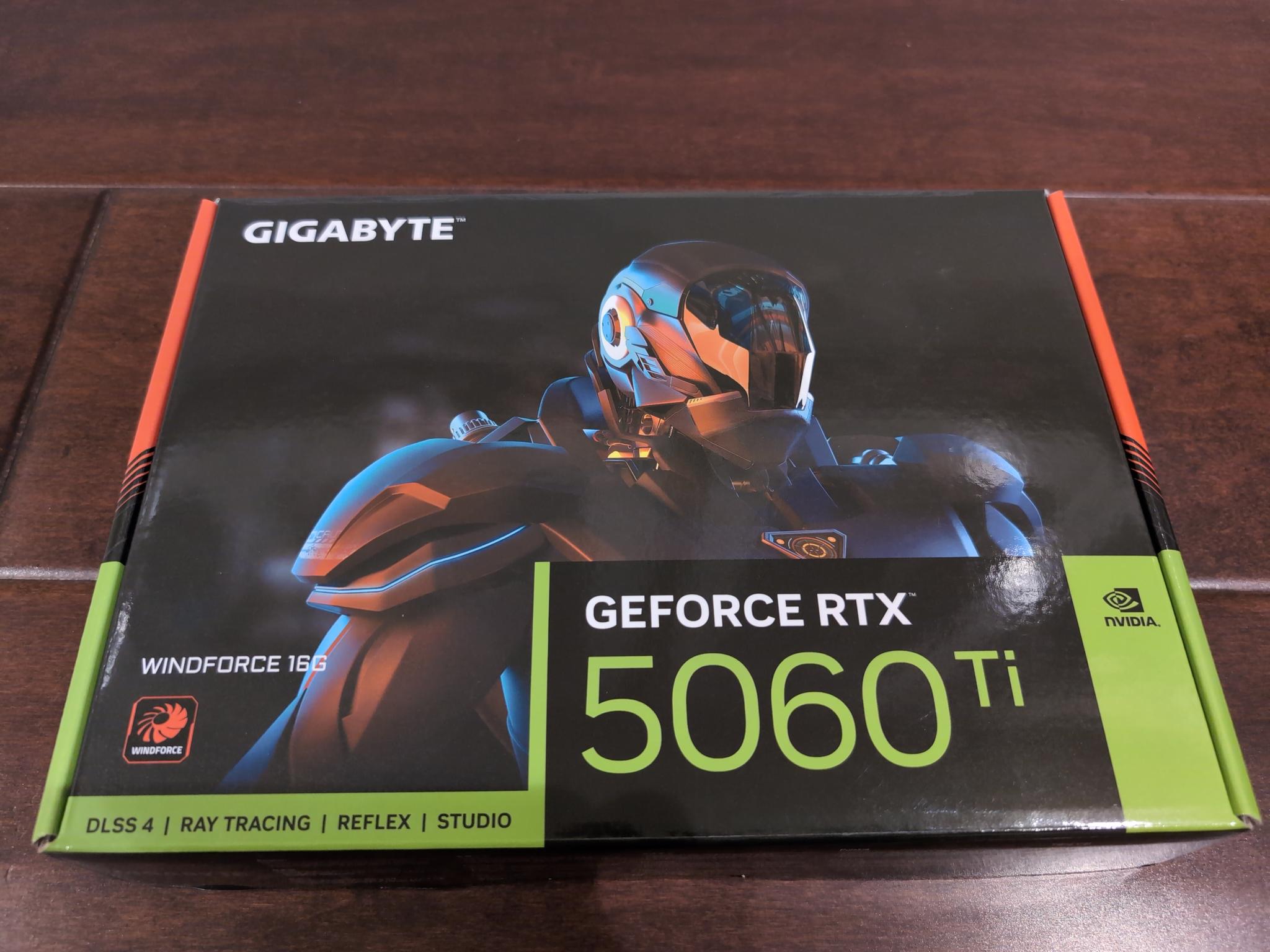GIGABYTE GeForce RTX 5060 Ti WINDFORCE 16G